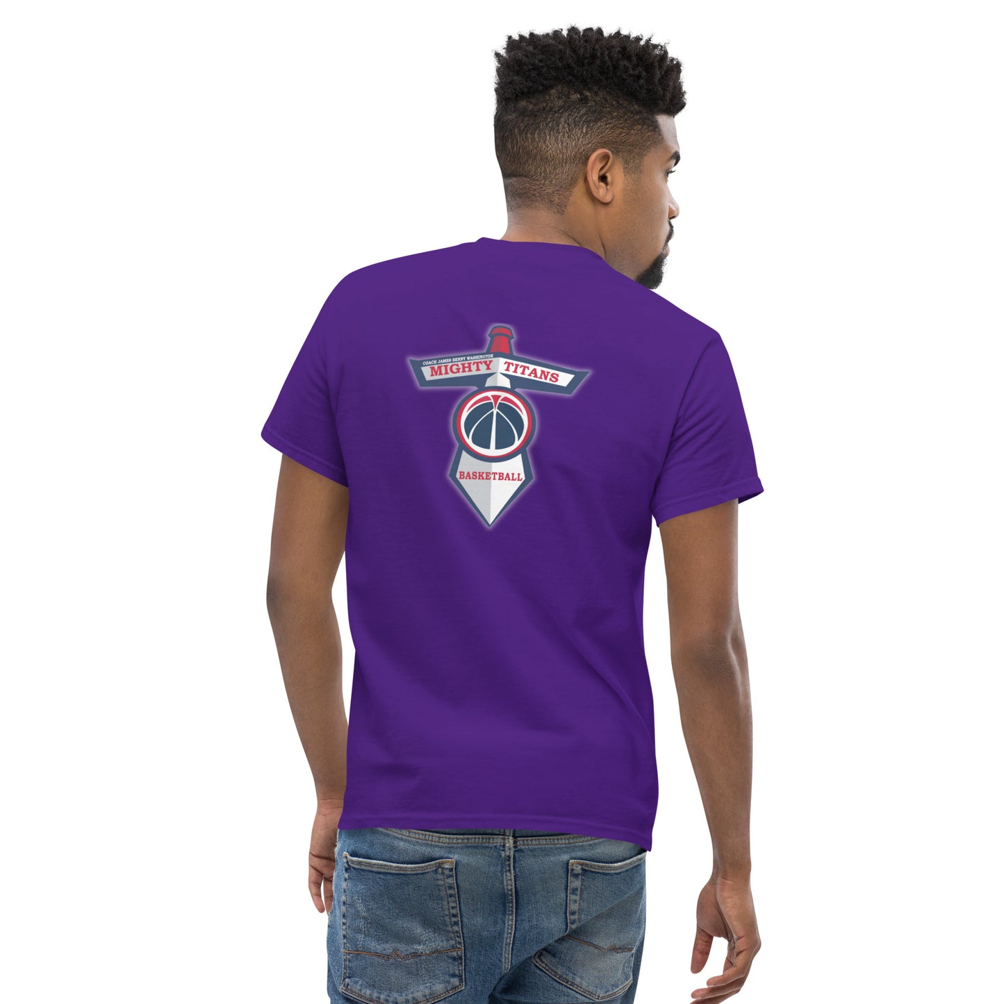 Titan Logo chest and back Unisex classic tee