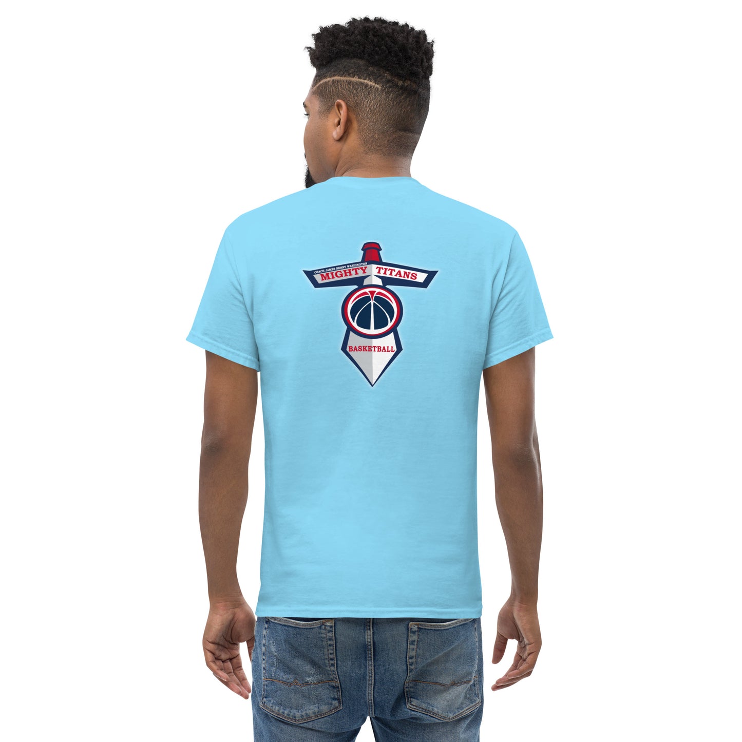 Titan Logo chest and back Unisex classic tee