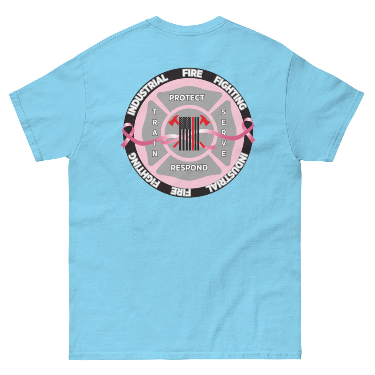 Industrial Fire Fighting Breast Cancer Awareness Month Unisex classic tee