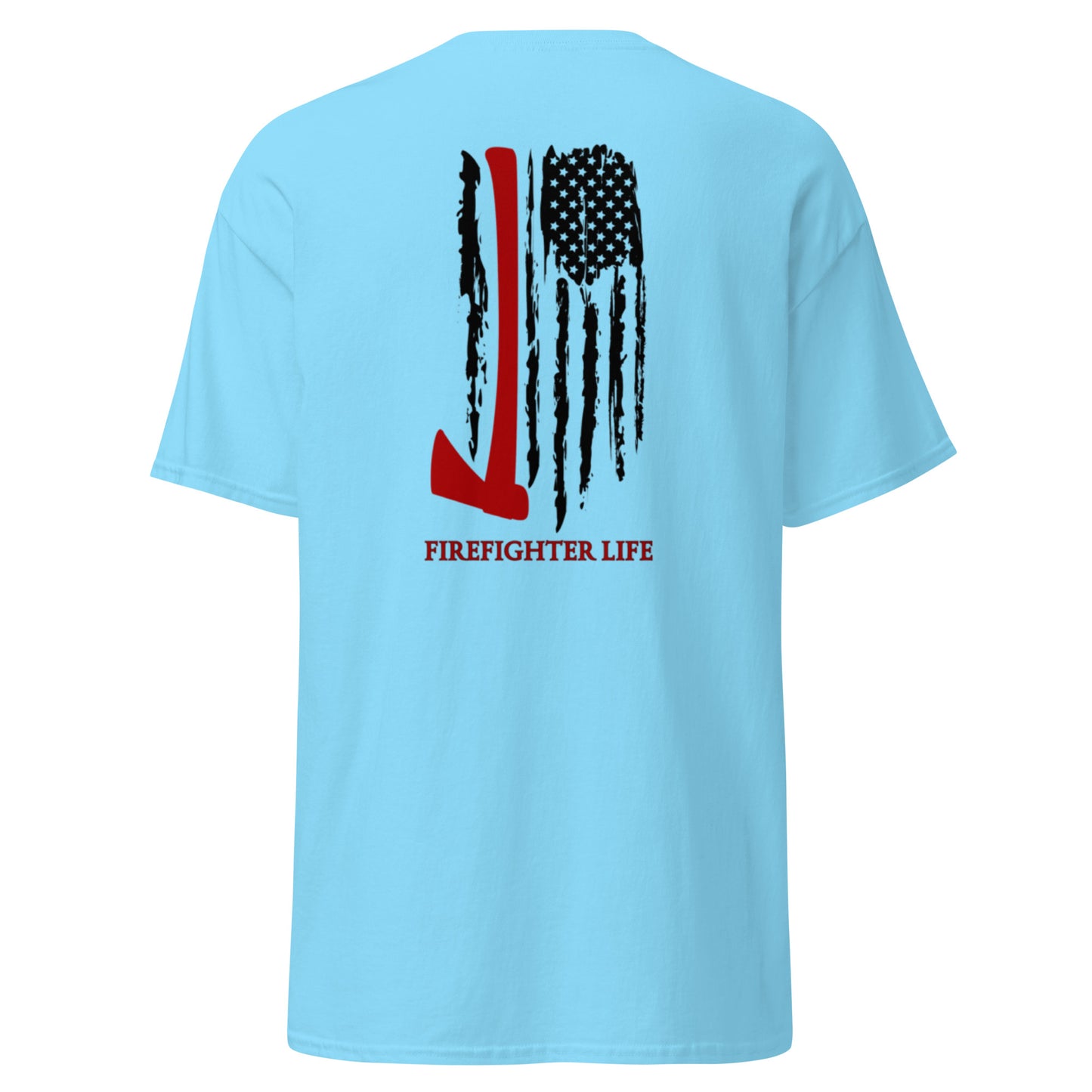 Firefighter Life Unisex classic tee front and back print