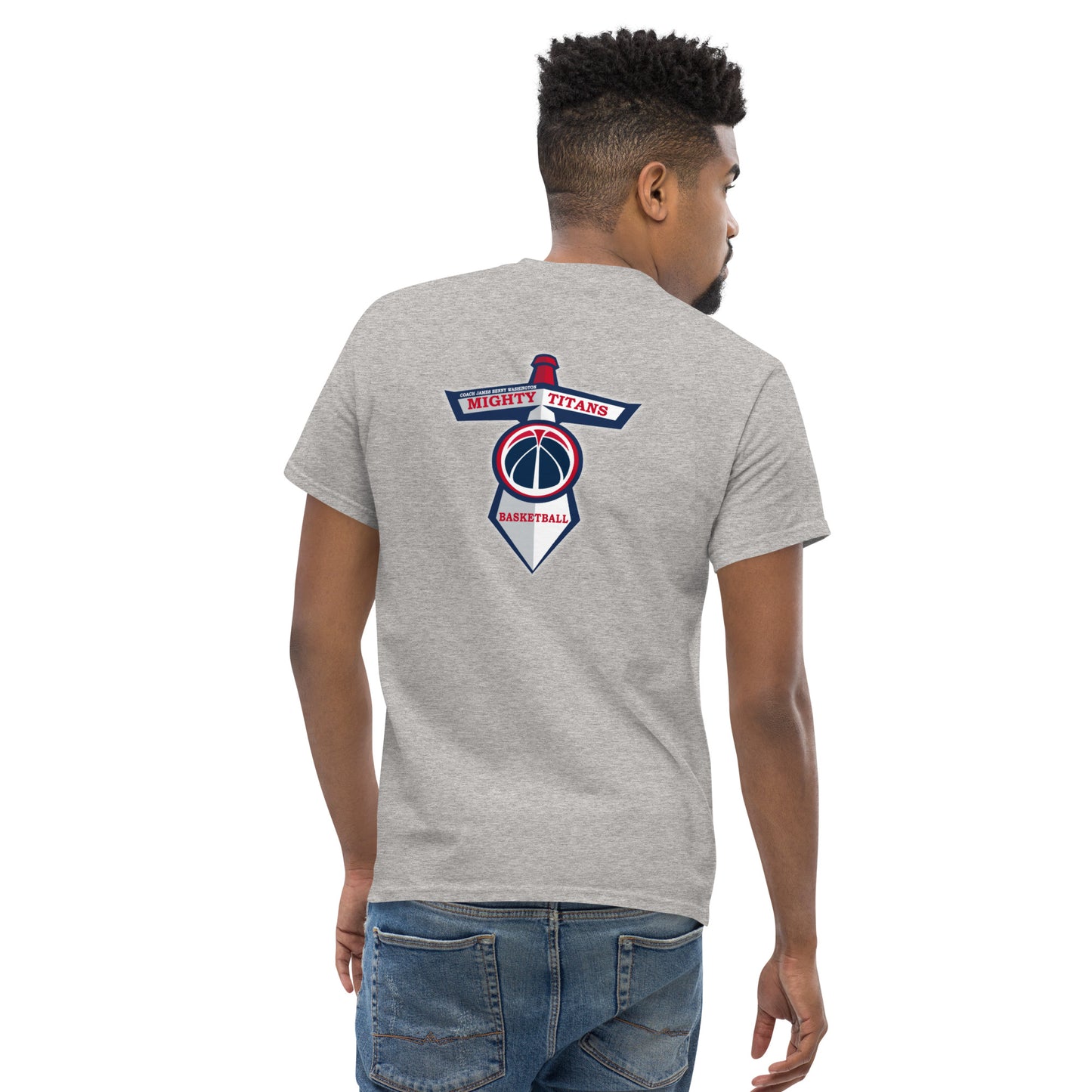 Titan Logo chest and back Unisex classic tee