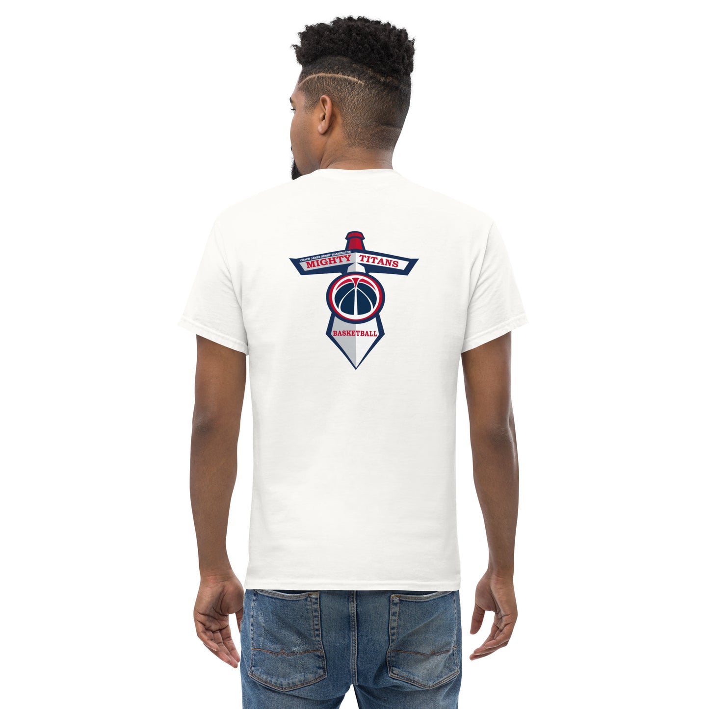 Titan Logo chest and back Unisex classic tee