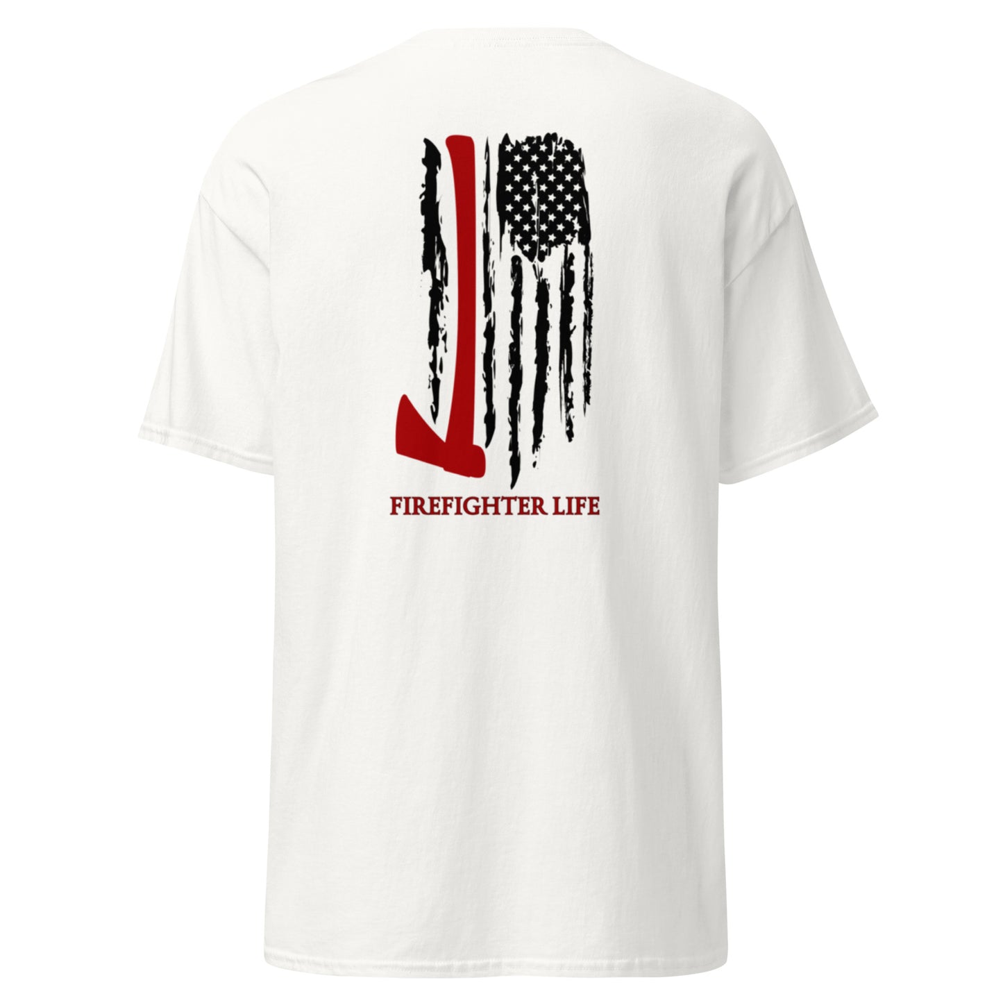 Firefighter Life Unisex classic tee front and back print