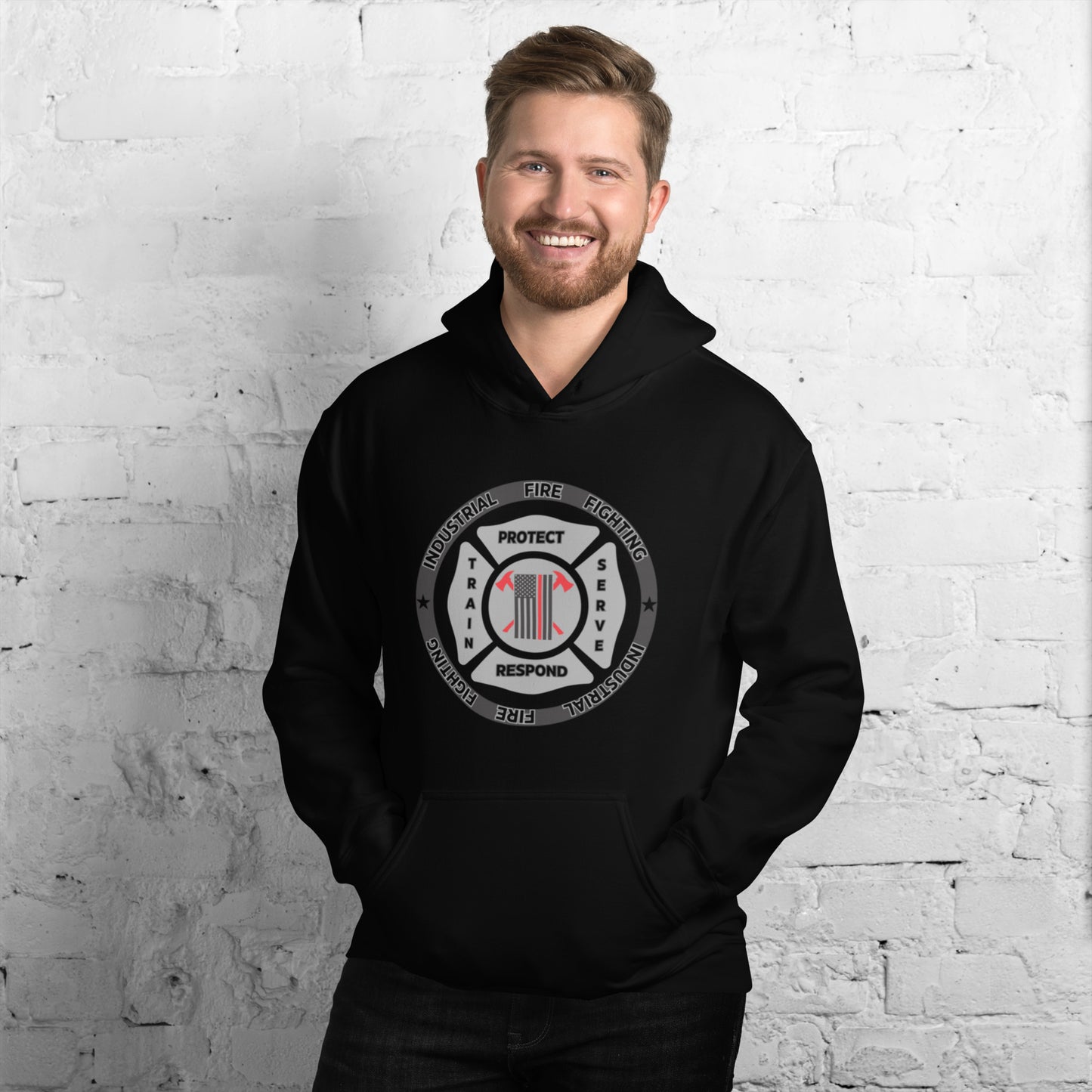 Industrial Fire Fighting Unisex Hoodie