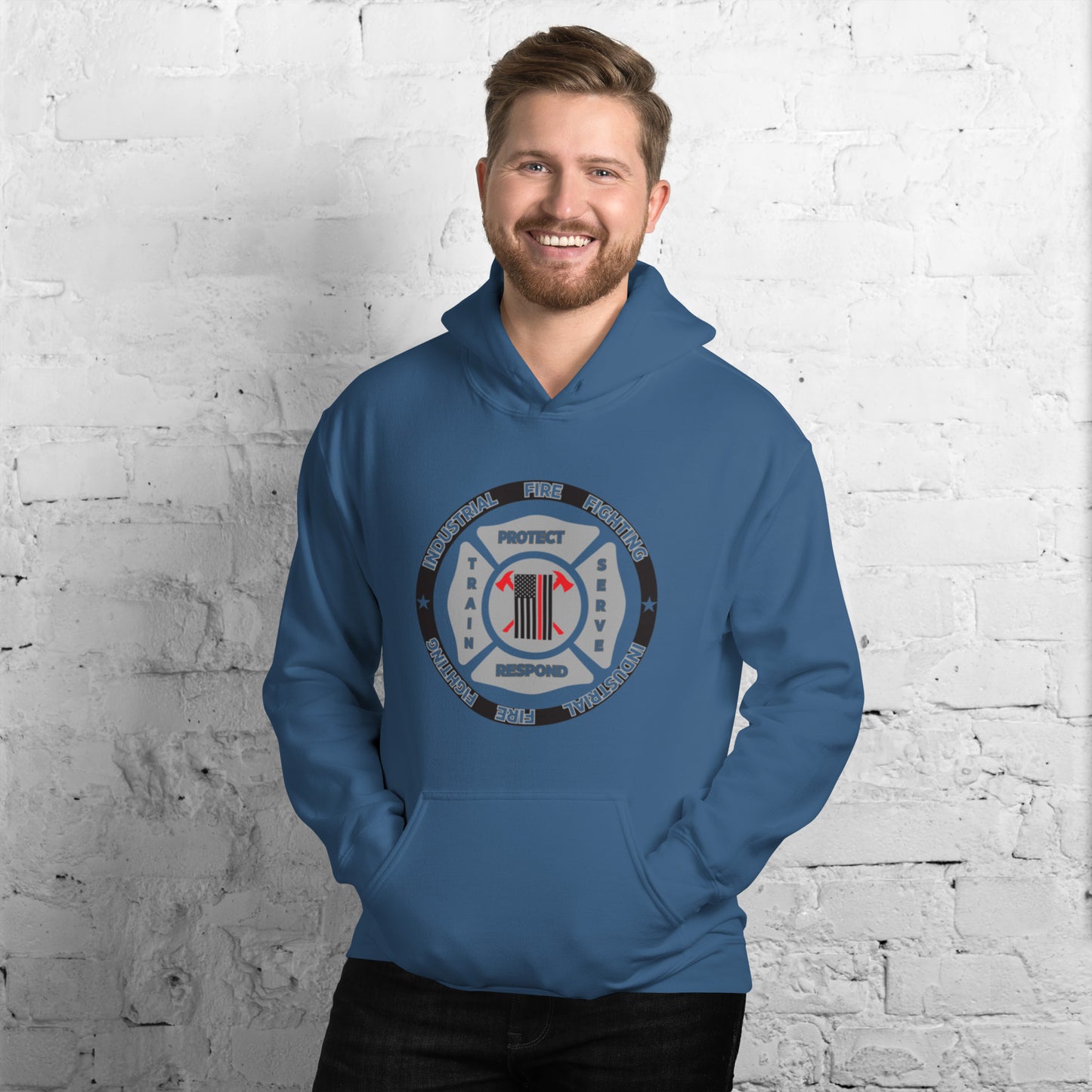 Industrial Fire Fighting Unisex Hoodie