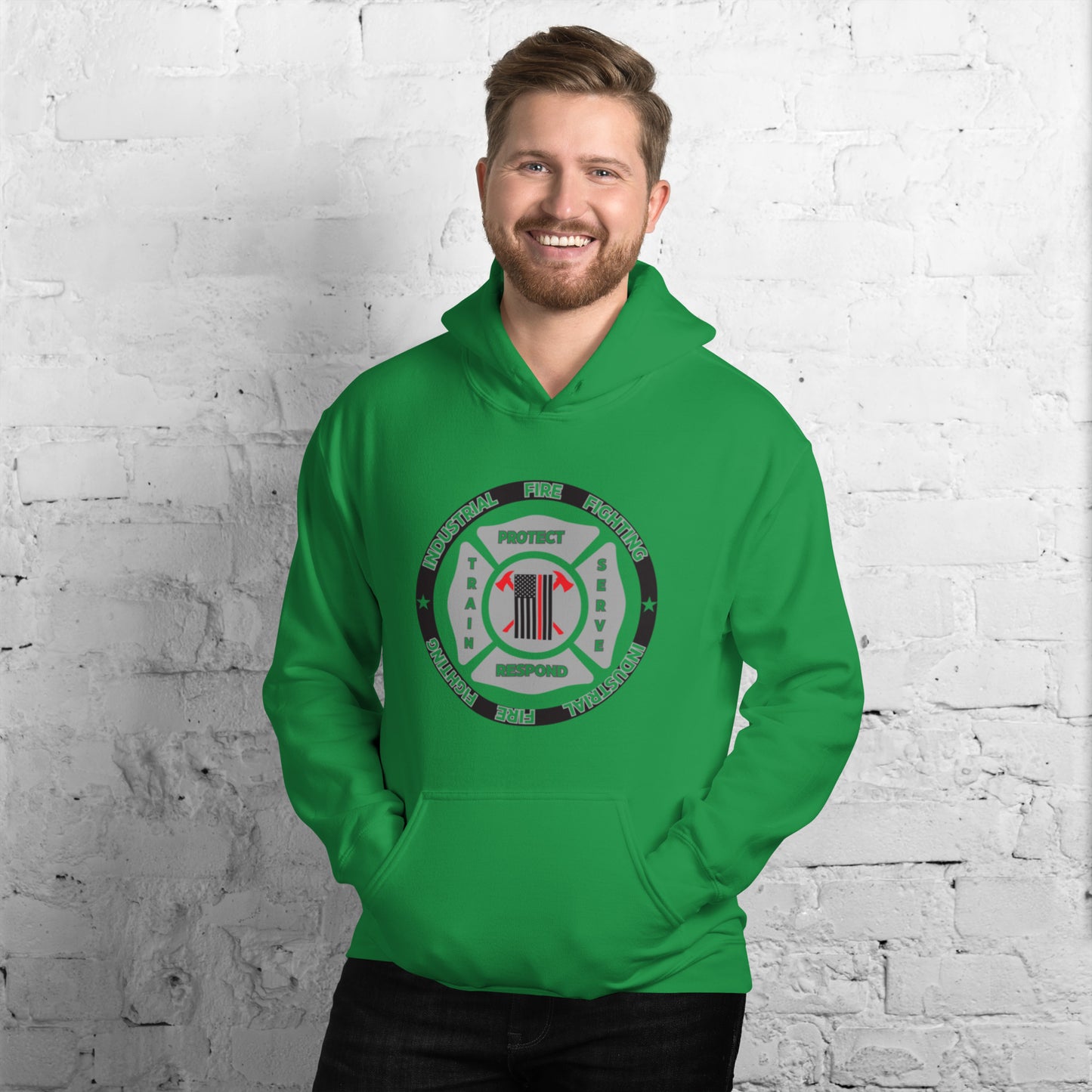 Industrial Fire Fighting Unisex Hoodie