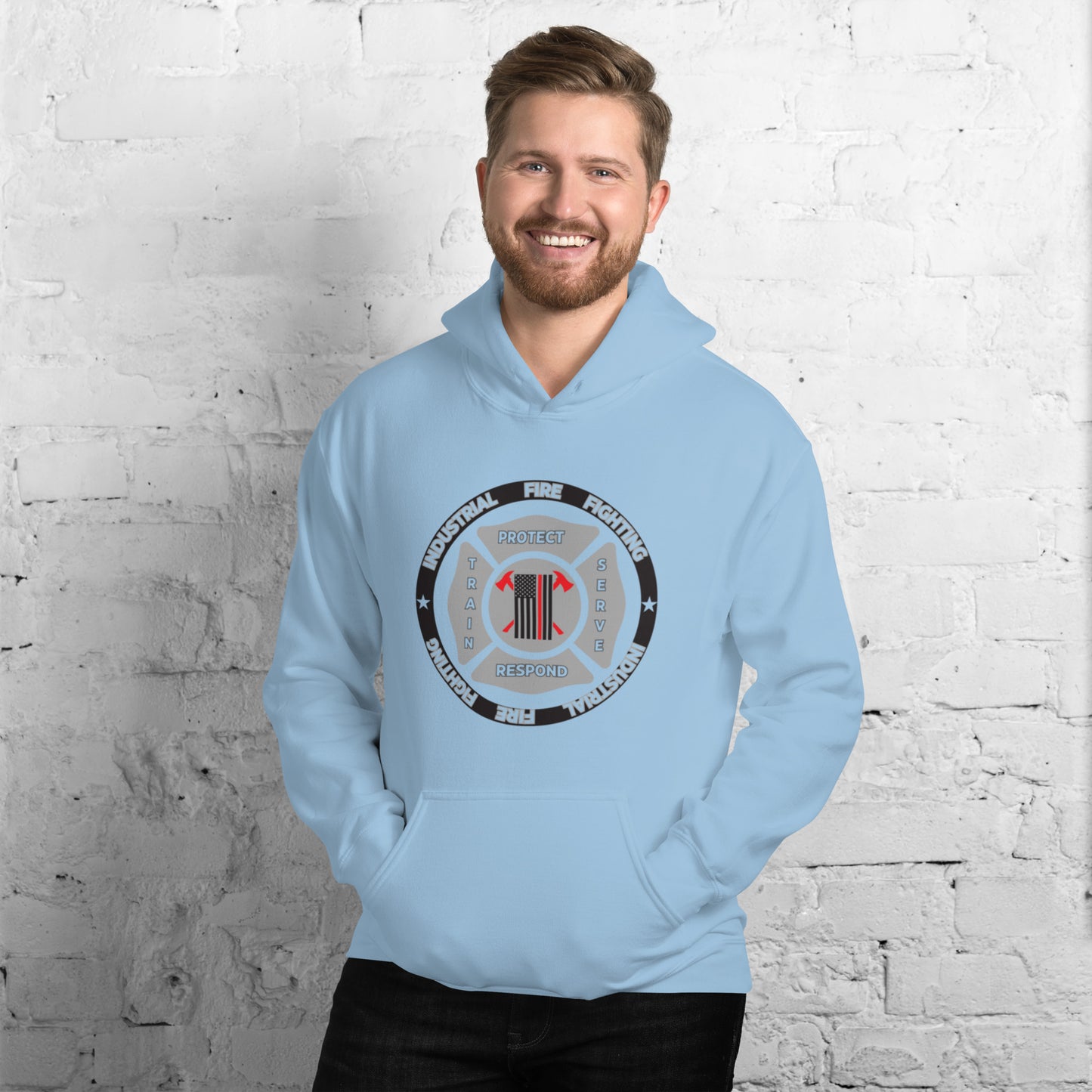 Industrial Fire Fighting Unisex Hoodie