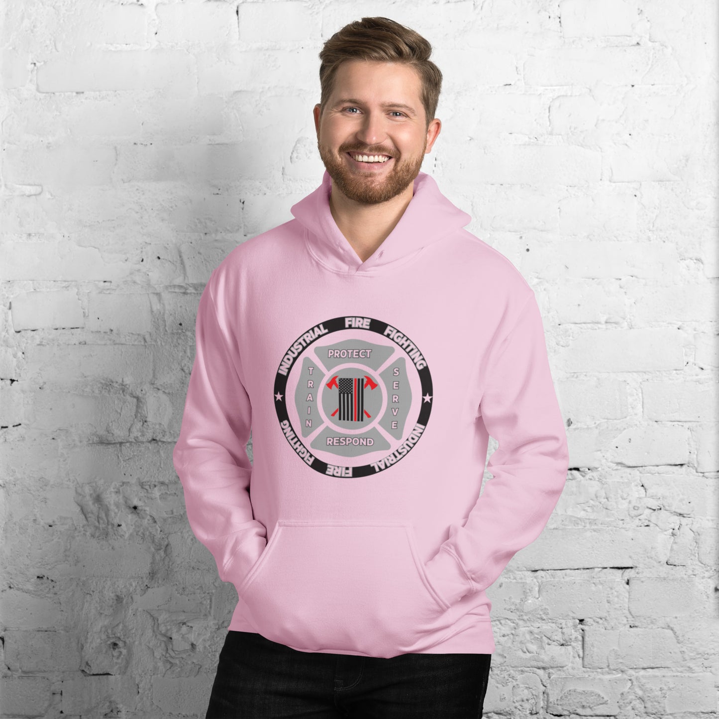 Industrial Fire Fighting Unisex Hoodie