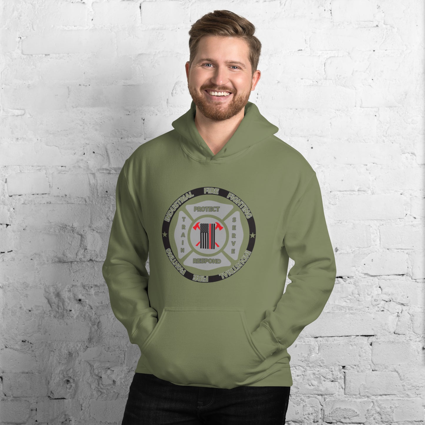 Industrial Fire Fighting Unisex Hoodie