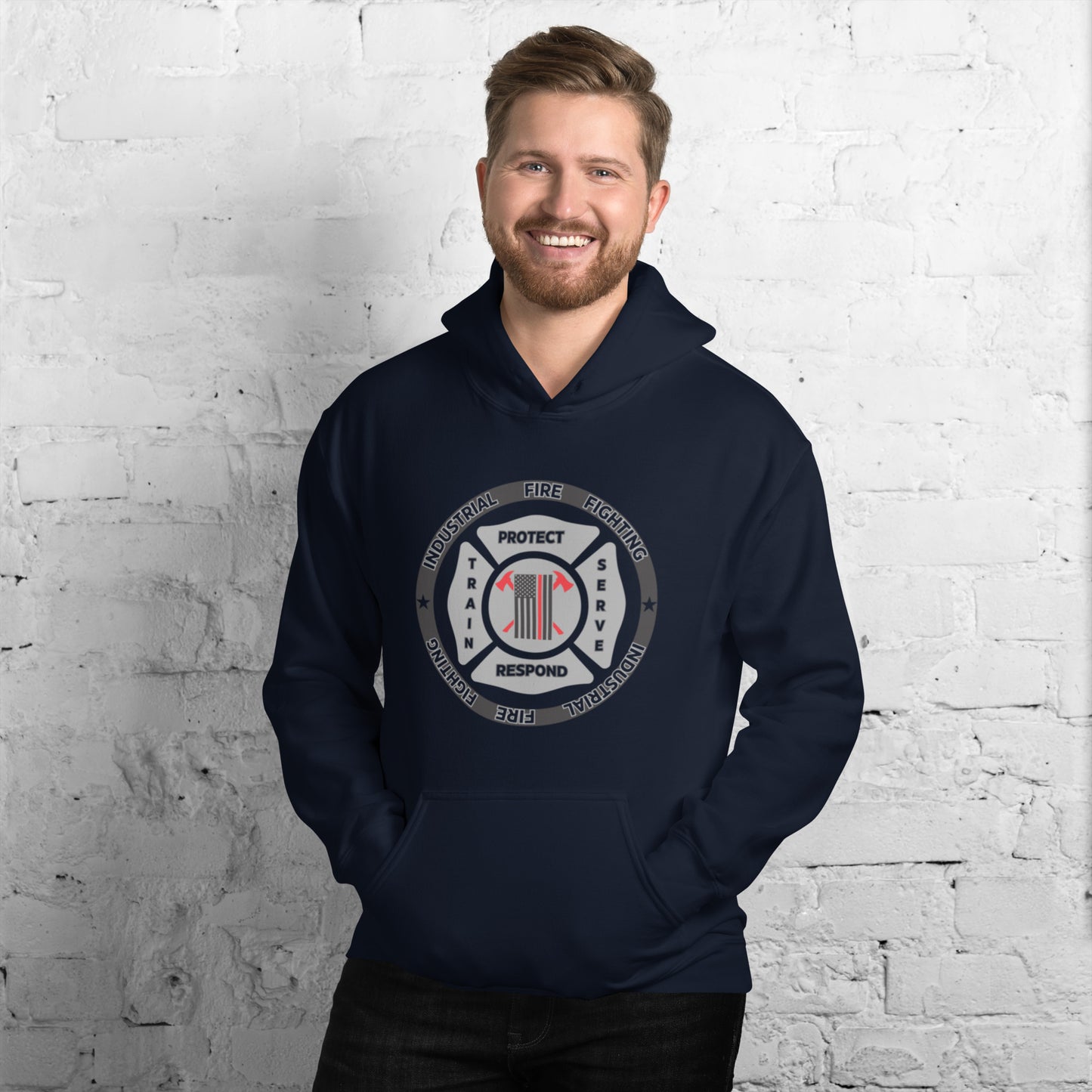 Industrial Fire Fighting Unisex Hoodie