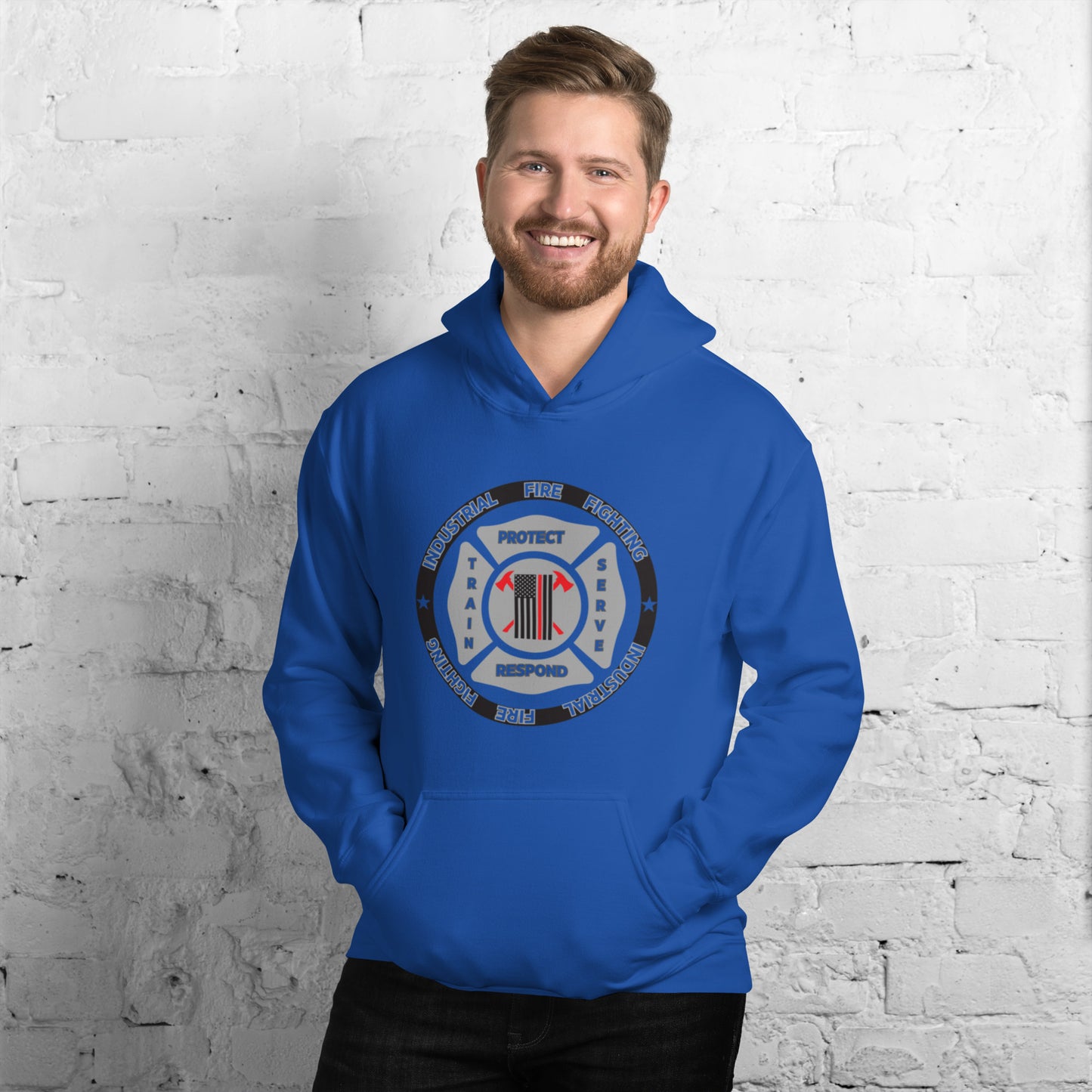 Industrial Fire Fighting Unisex Hoodie