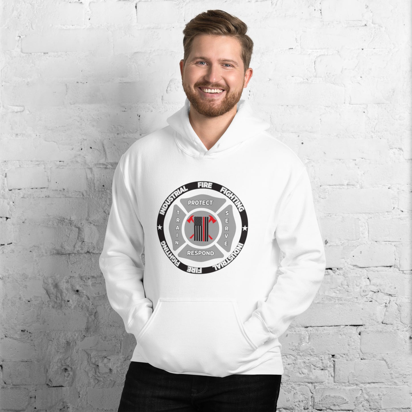 Industrial Fire Fighting Unisex Hoodie