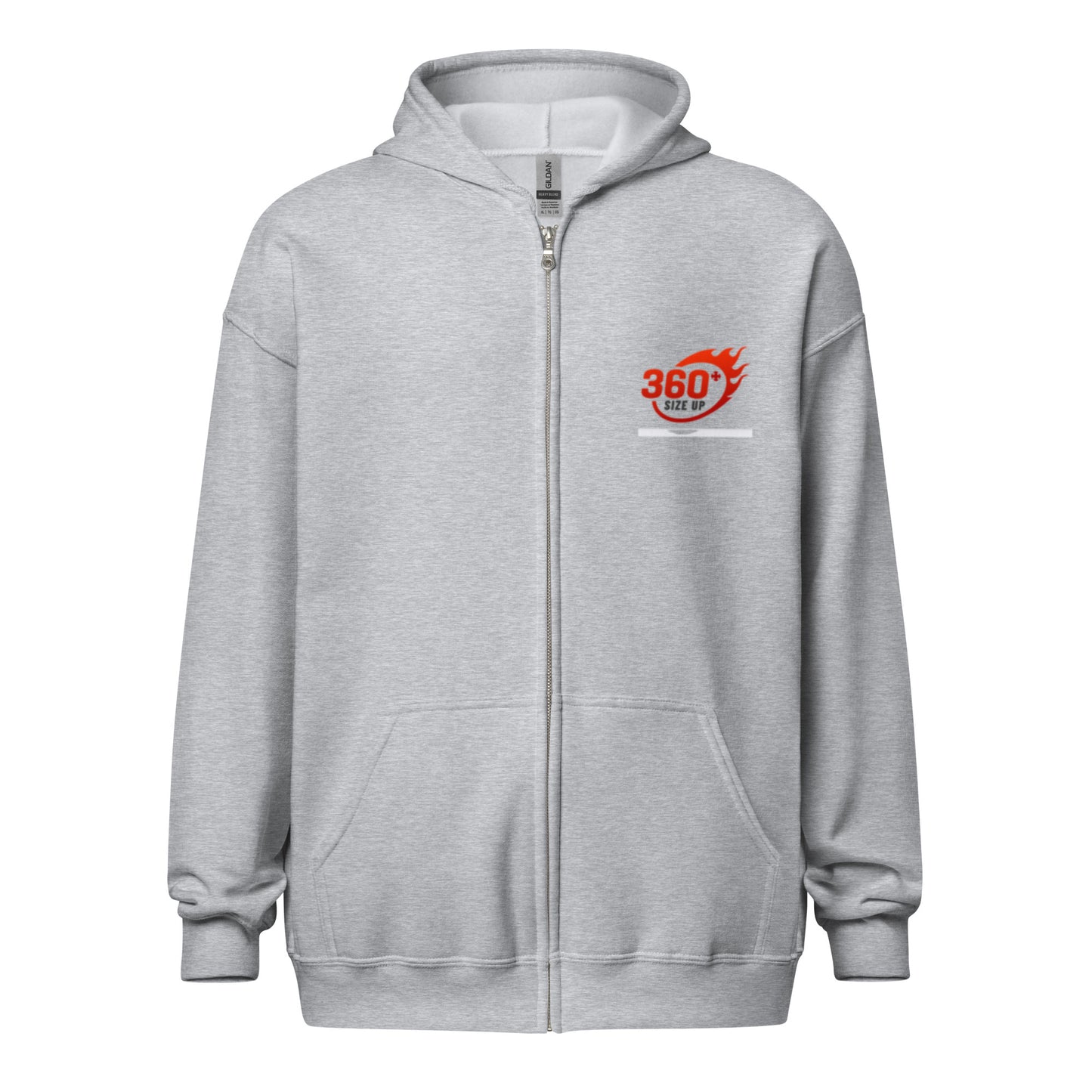 360 Size Up Unisex heavy blend zip hoodie