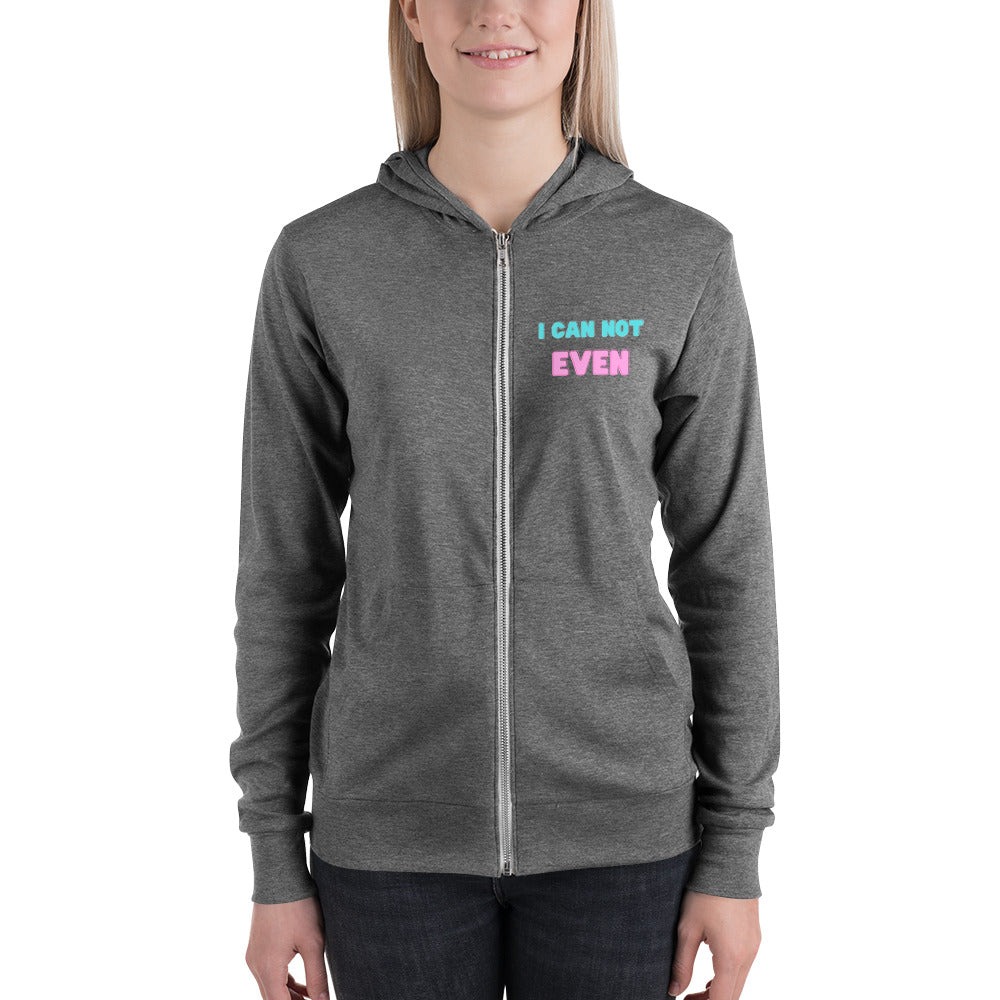 I can not even Unisex zip hoodie DBD