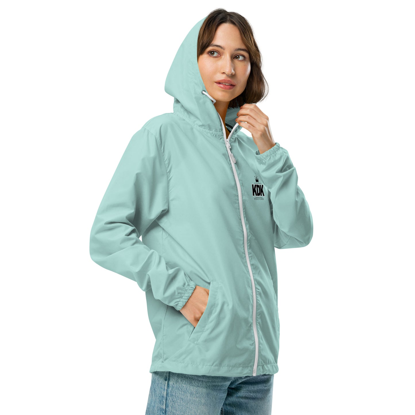 KDK Designs Unisex lightweight zip up windbreaker