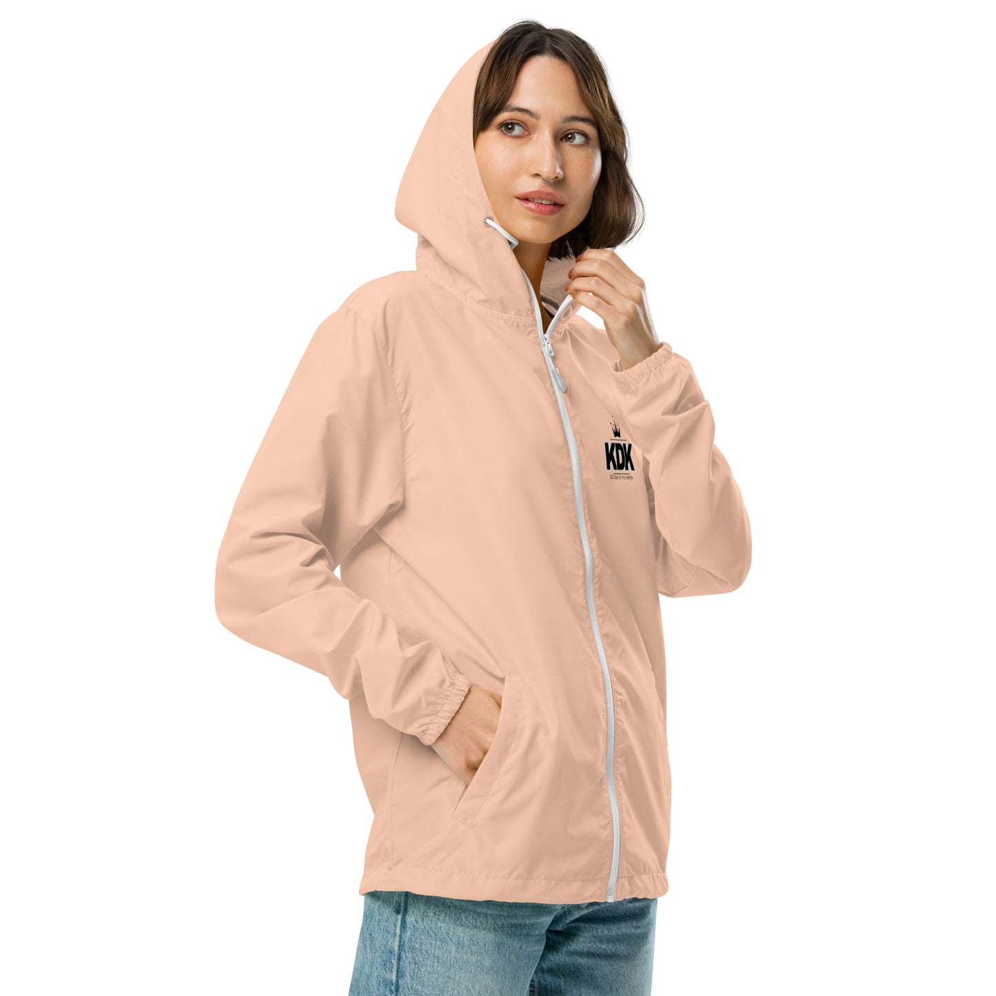 KDK Designs Unisex lightweight zip up windbreaker