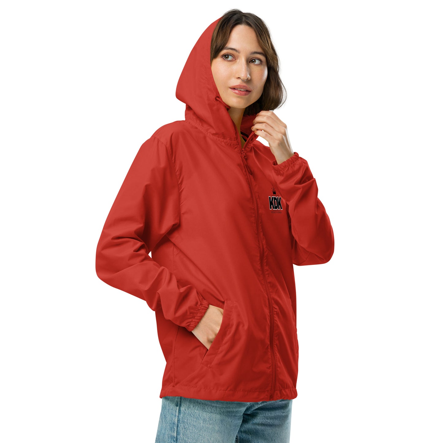 KDK Designs Unisex lightweight zip up windbreaker