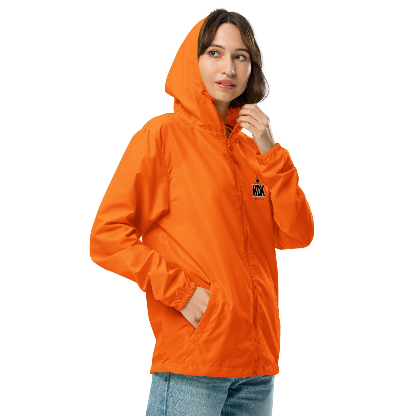 KDK Designs Unisex lightweight zip up windbreaker