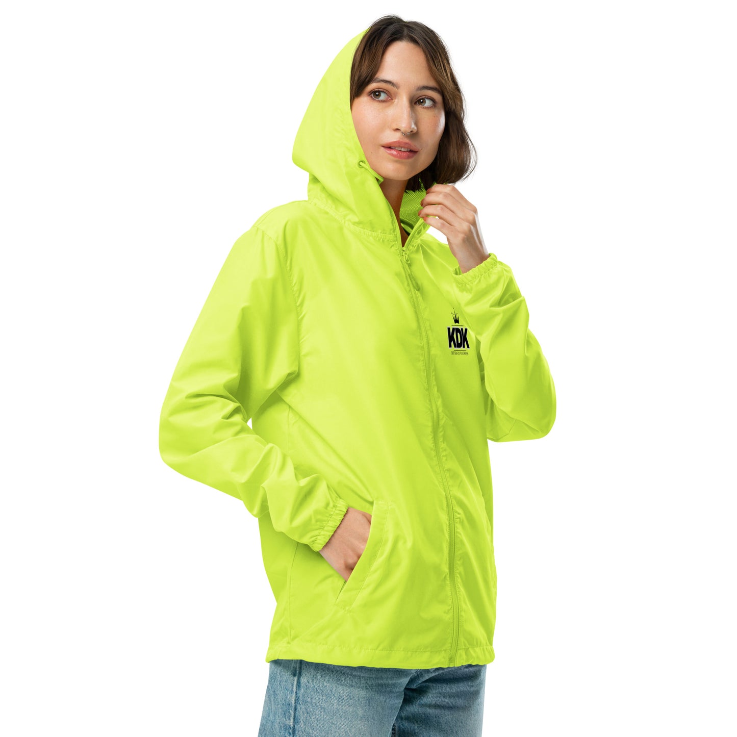 KDK Designs Unisex lightweight zip up windbreaker