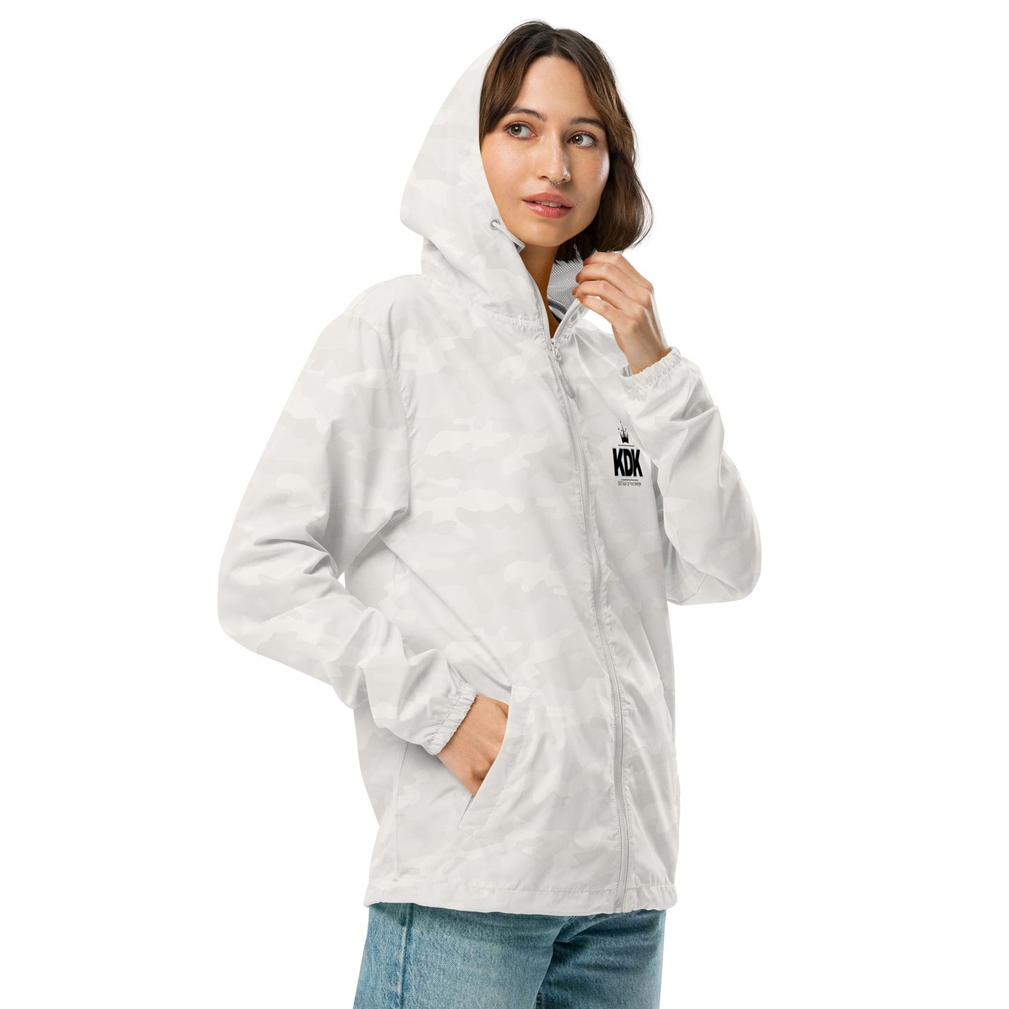 KDK Designs Unisex lightweight zip up windbreaker