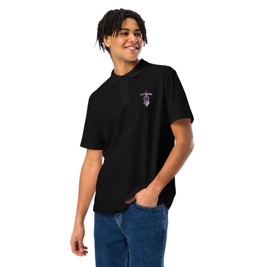 Titan's emb Unisex pique polo shirt