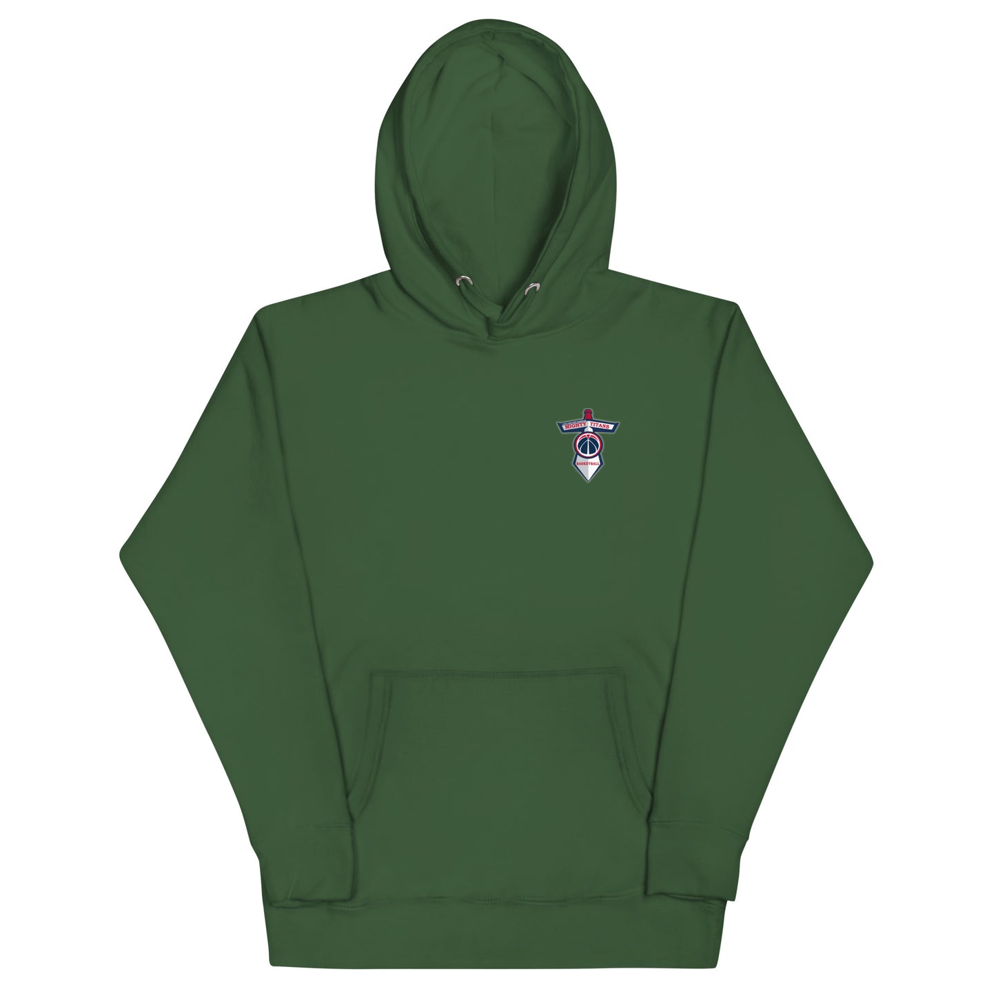 Titan's digital chest logo Unisex Hoodie