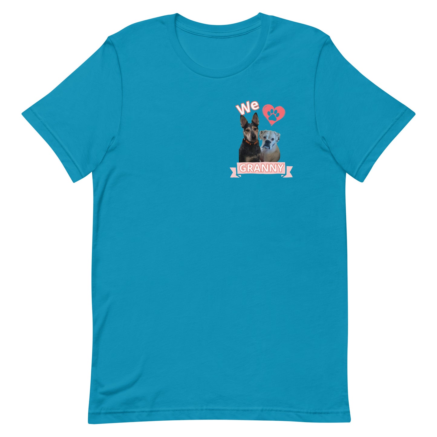 Roscoe and Ivy We love Granny Unisex t-shirt front and back