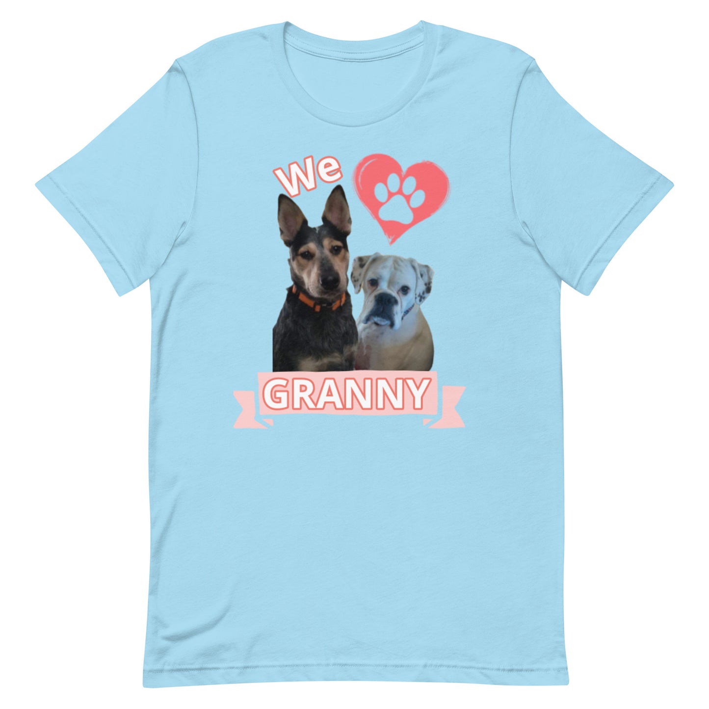 Roscoe and Ivy We Love Granny Unisex t-shirt front only