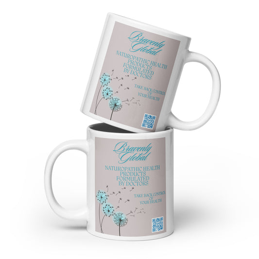 Branded Sam White glossy mug