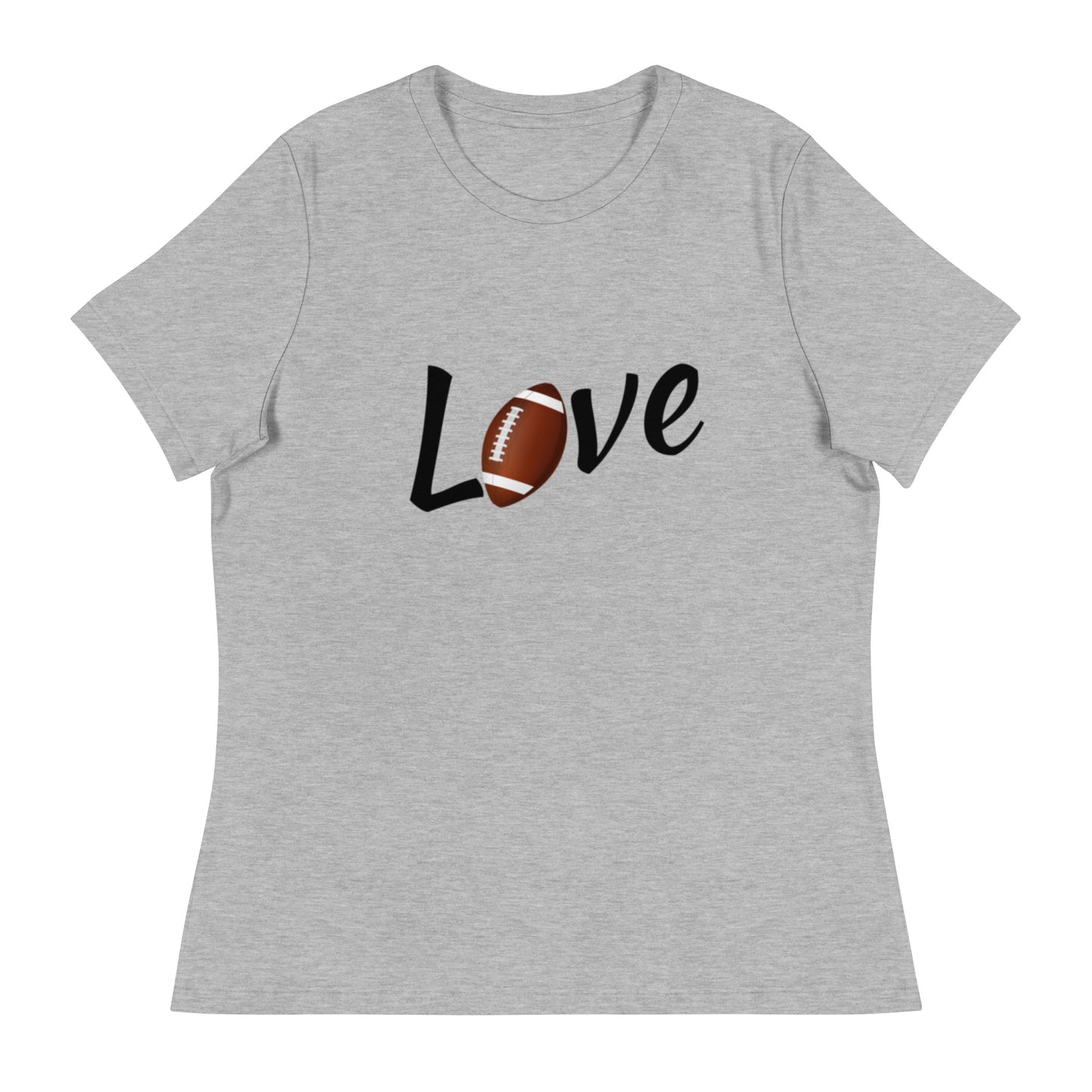 Football love Women's Relaxed T-Shirt DBD