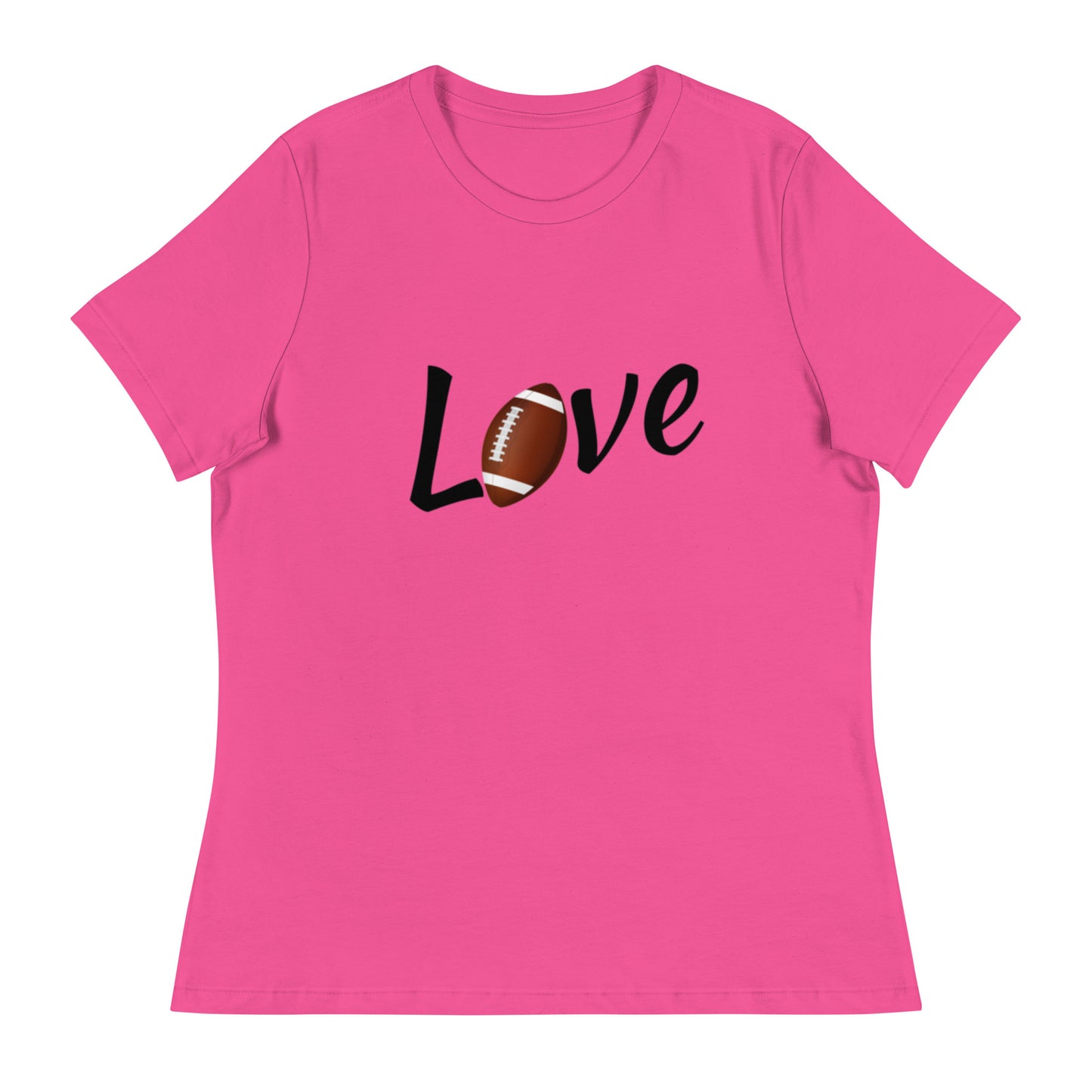 Football love Women's Relaxed T-Shirt DBD