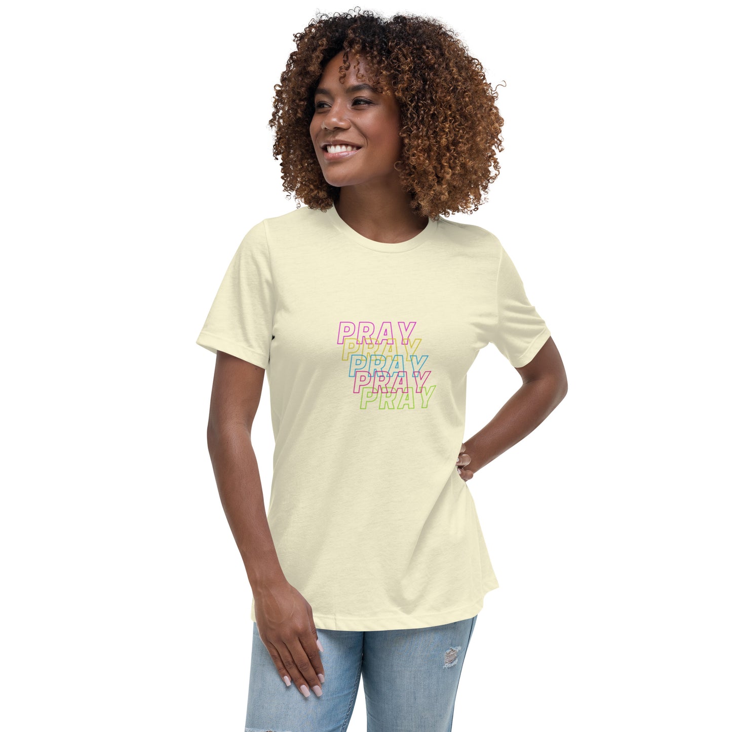 Pray Women's Relaxed T-Shirt DBD