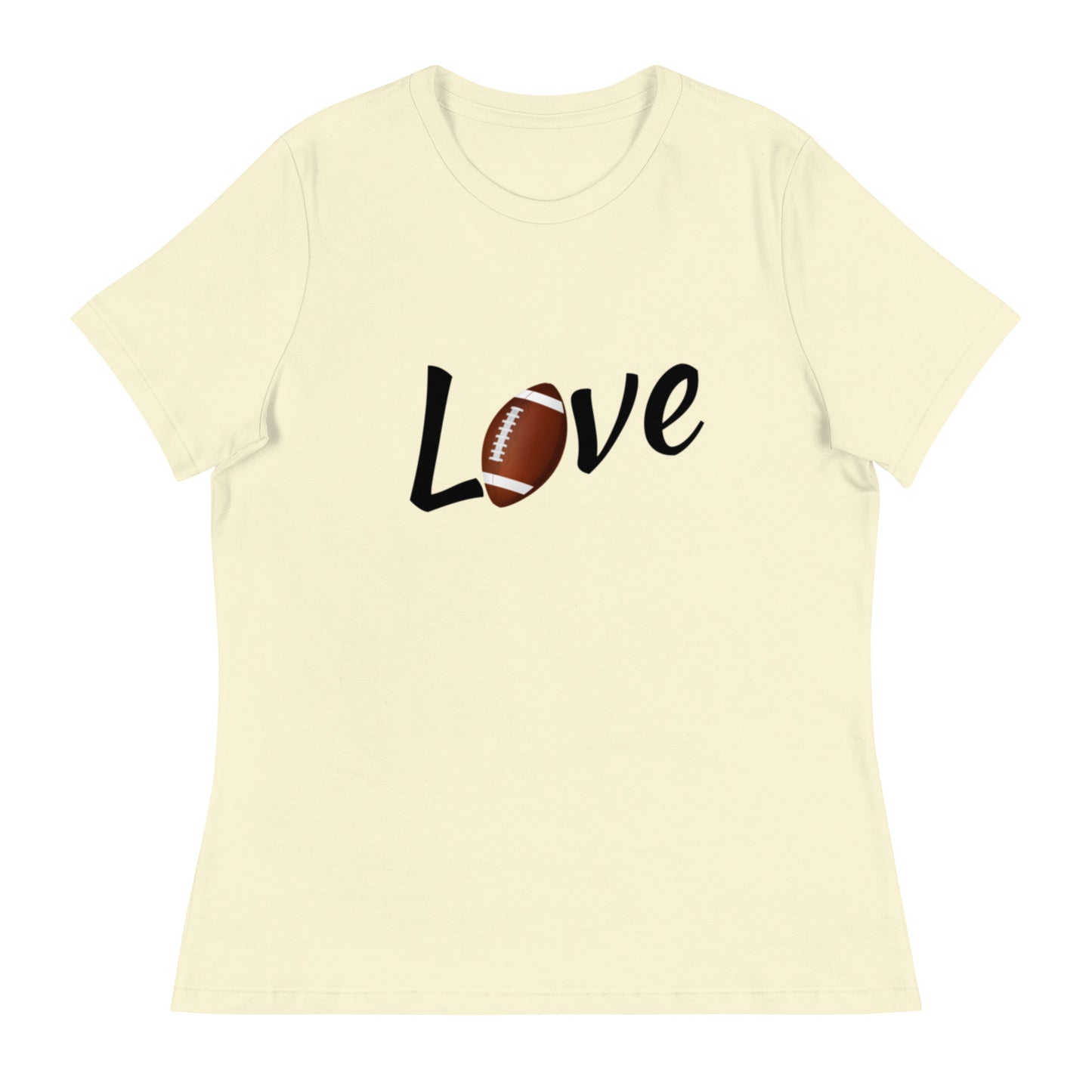 Football love Women's Relaxed T-Shirt DBD