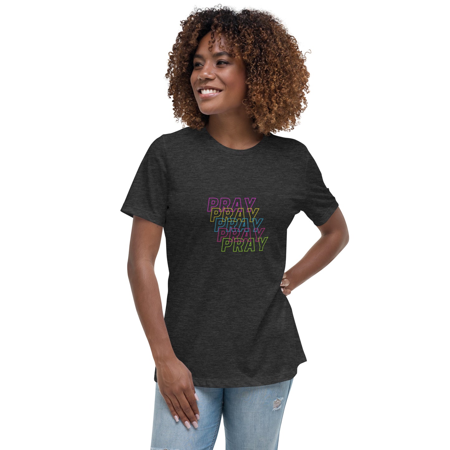 Pray Women's Relaxed T-Shirt DBD