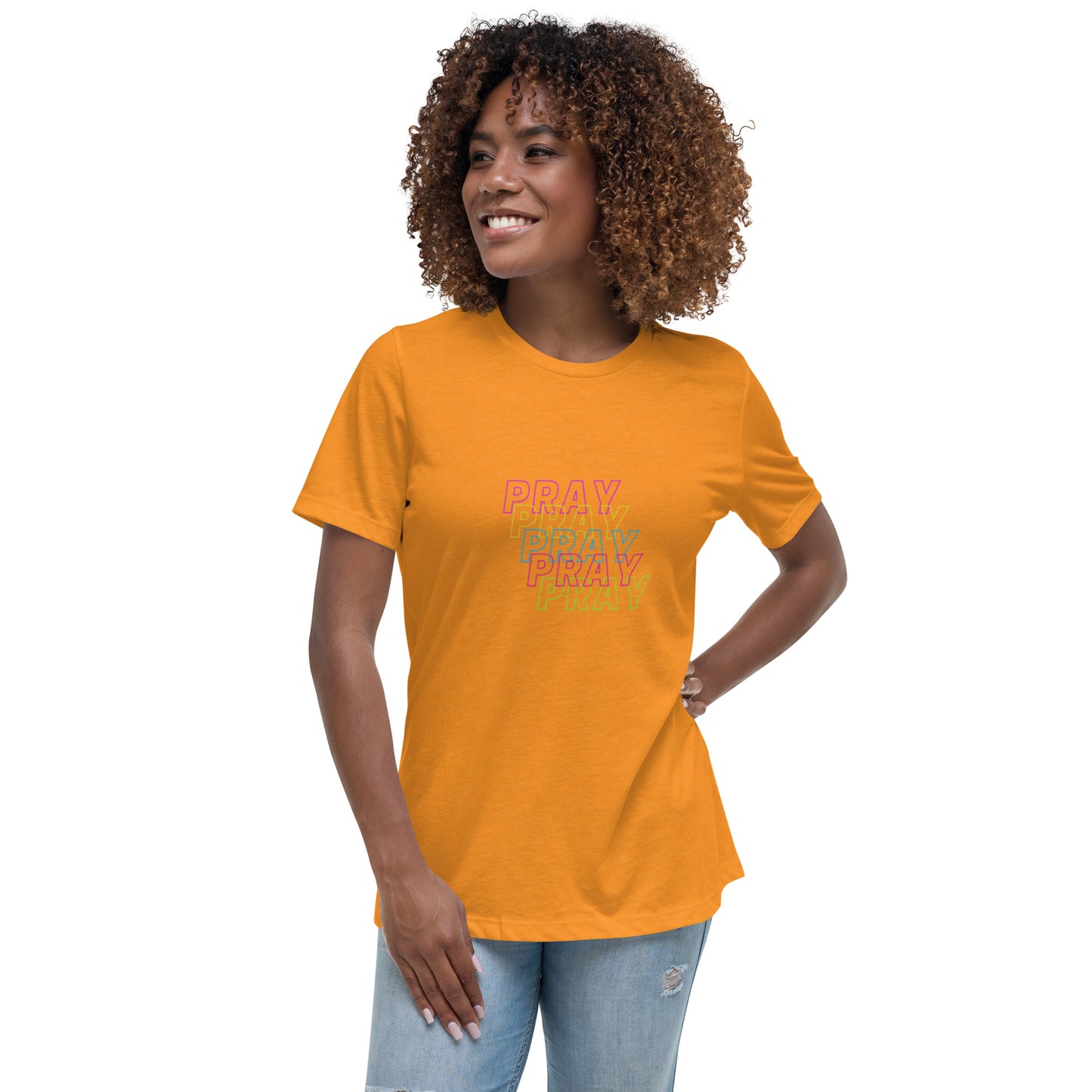 Pray Women's Relaxed T-Shirt DBD