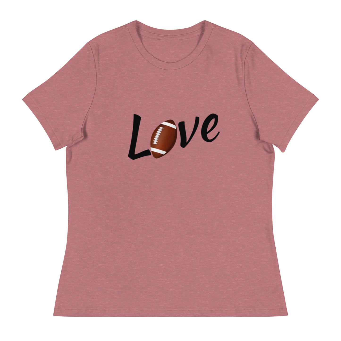 Football love Women's Relaxed T-Shirt DBD