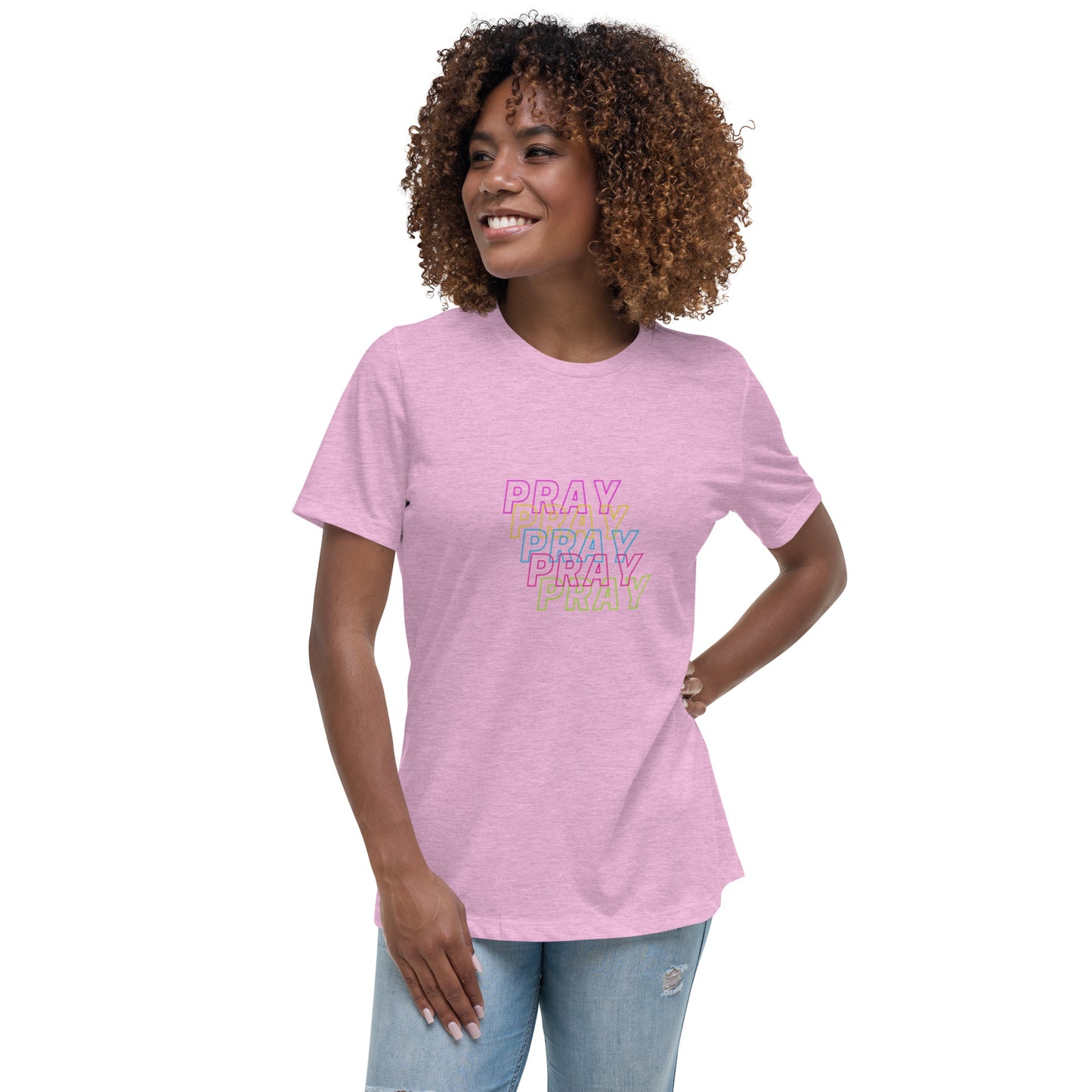 Pray Women's Relaxed T-Shirt DBD