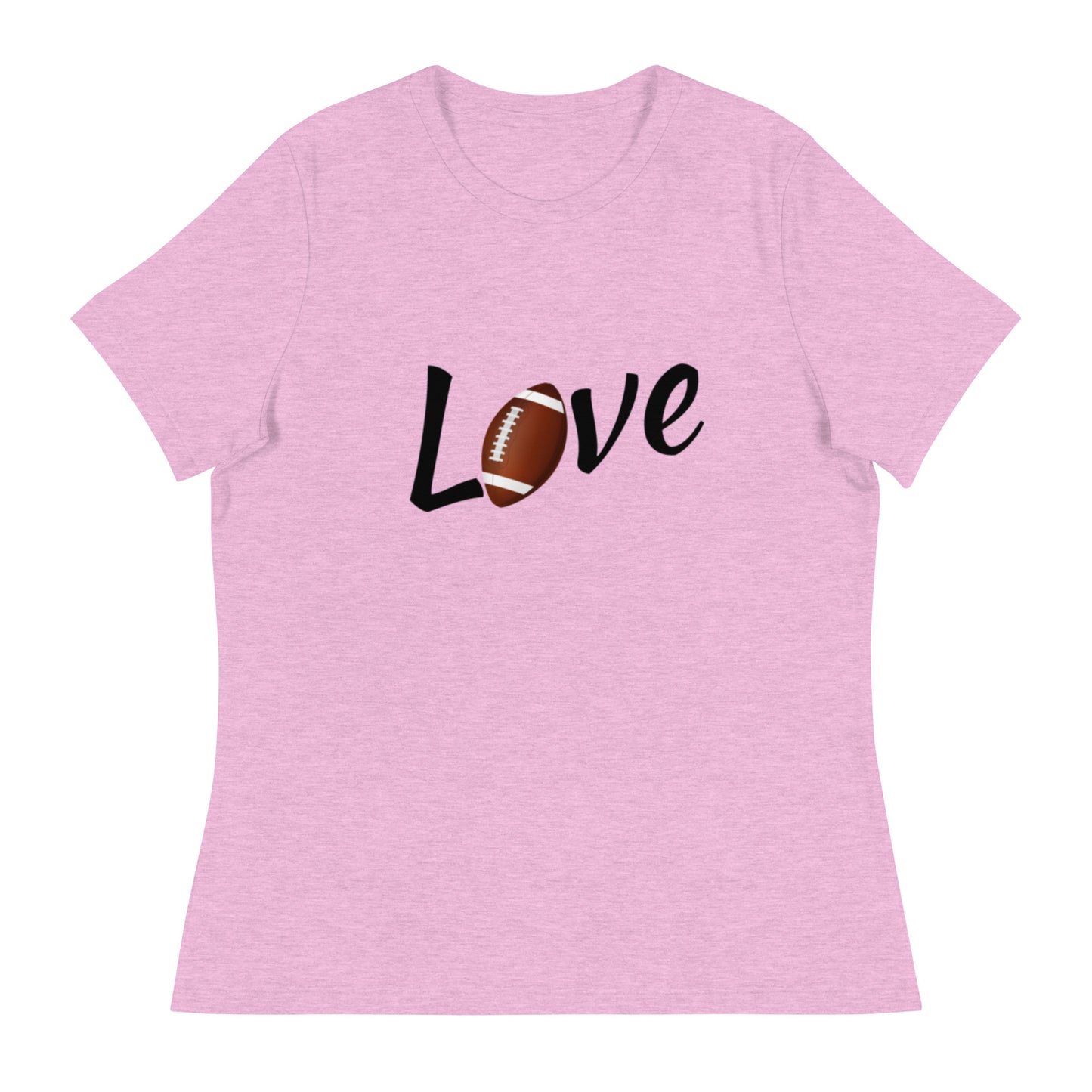 Football love Women's Relaxed T-Shirt DBD