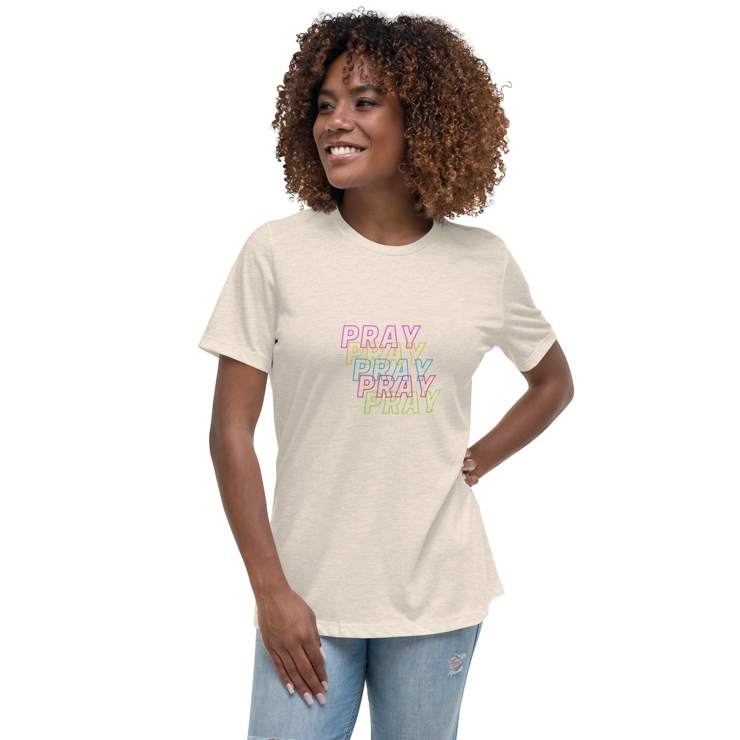 Pray Women's Relaxed T-Shirt DBD