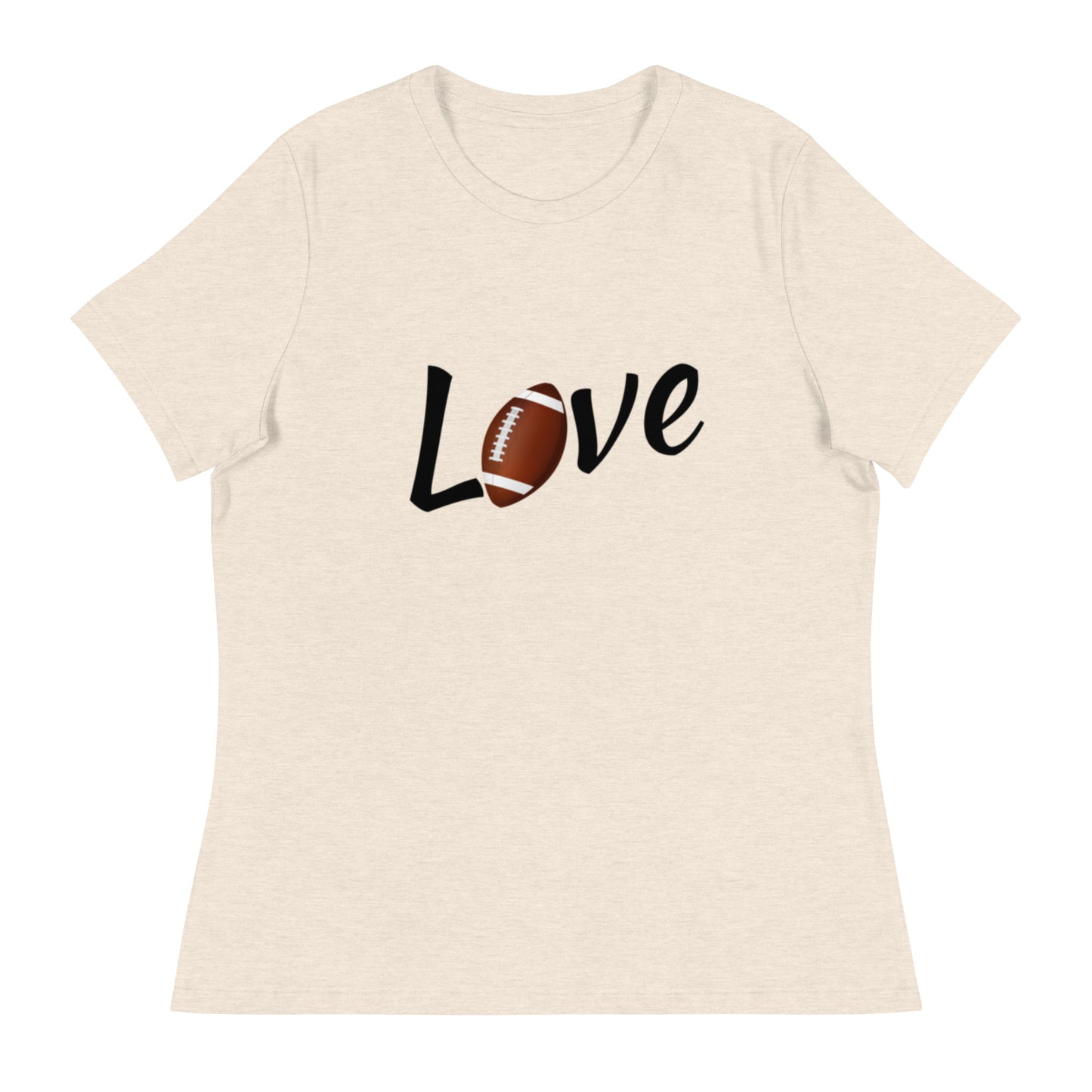 Football love Women's Relaxed T-Shirt DBD