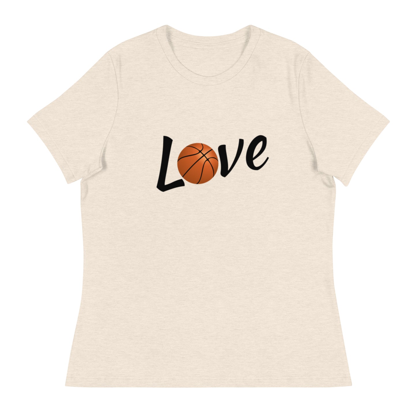 Basketball love Women's Relaxed T-Shirt DBD