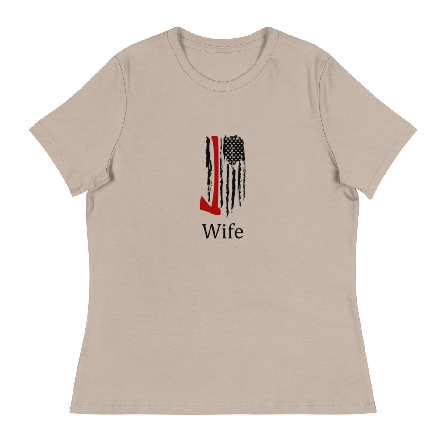 Firefighter Wife Women's Relaxed T-Shirt fre