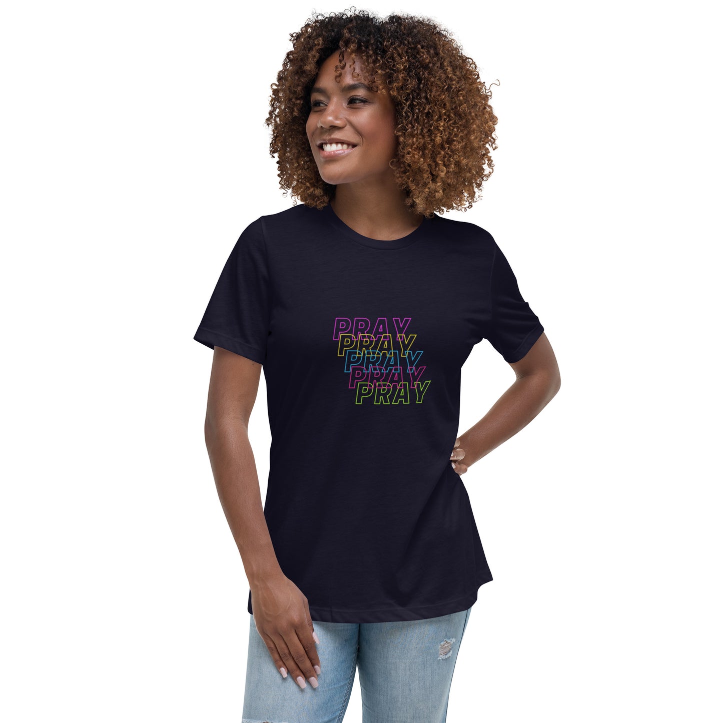 Pray Women's Relaxed T-Shirt DBD