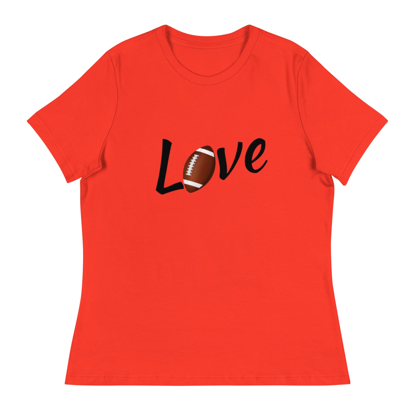 Football love Women's Relaxed T-Shirt DBD