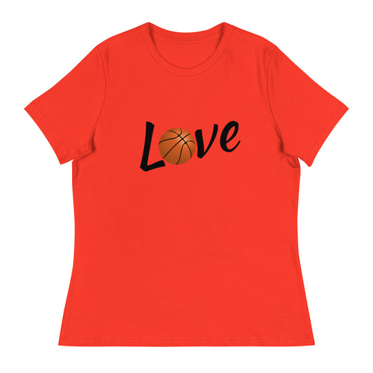 Basketball love Women's Relaxed T-Shirt DBD