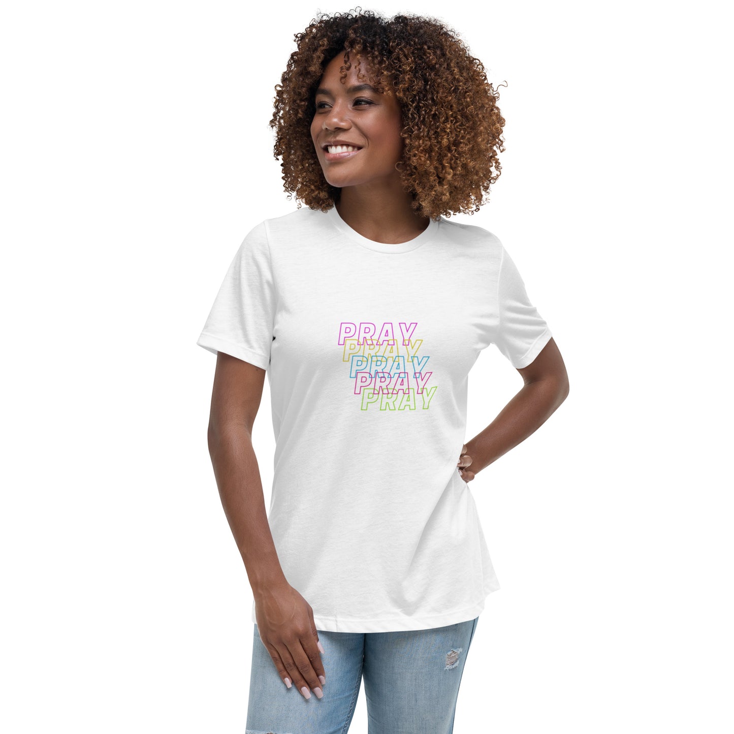 Pray Women's Relaxed T-Shirt DBD