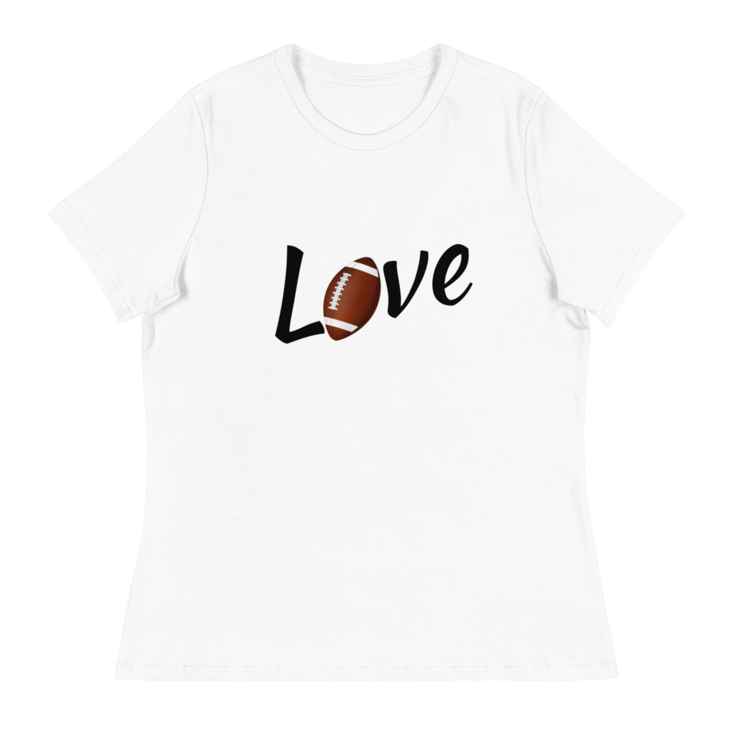 Football love Women's Relaxed T-Shirt DBD