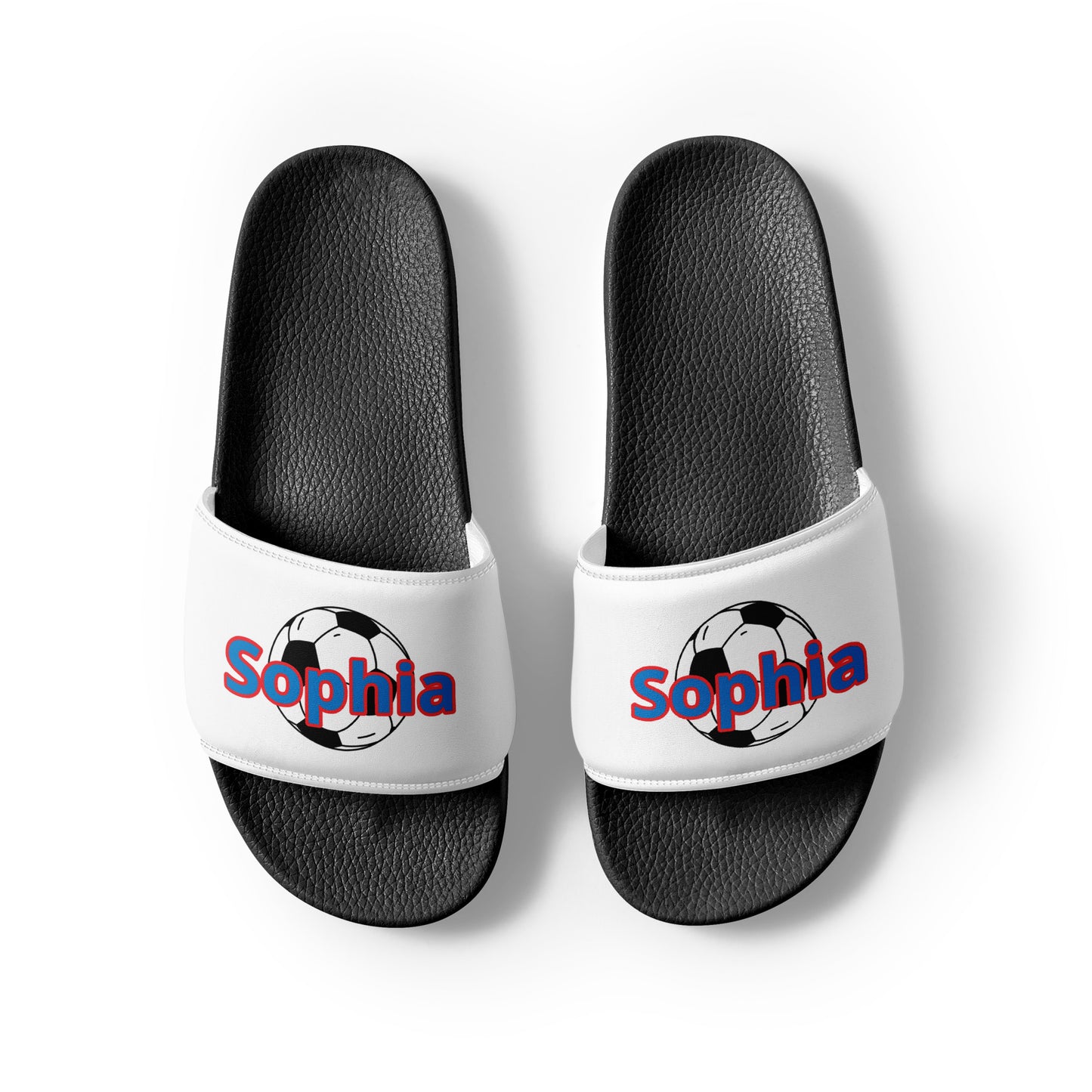 Soccer PERSONALIZED- EMAIL ME DETAILS-Women's slides ilmt