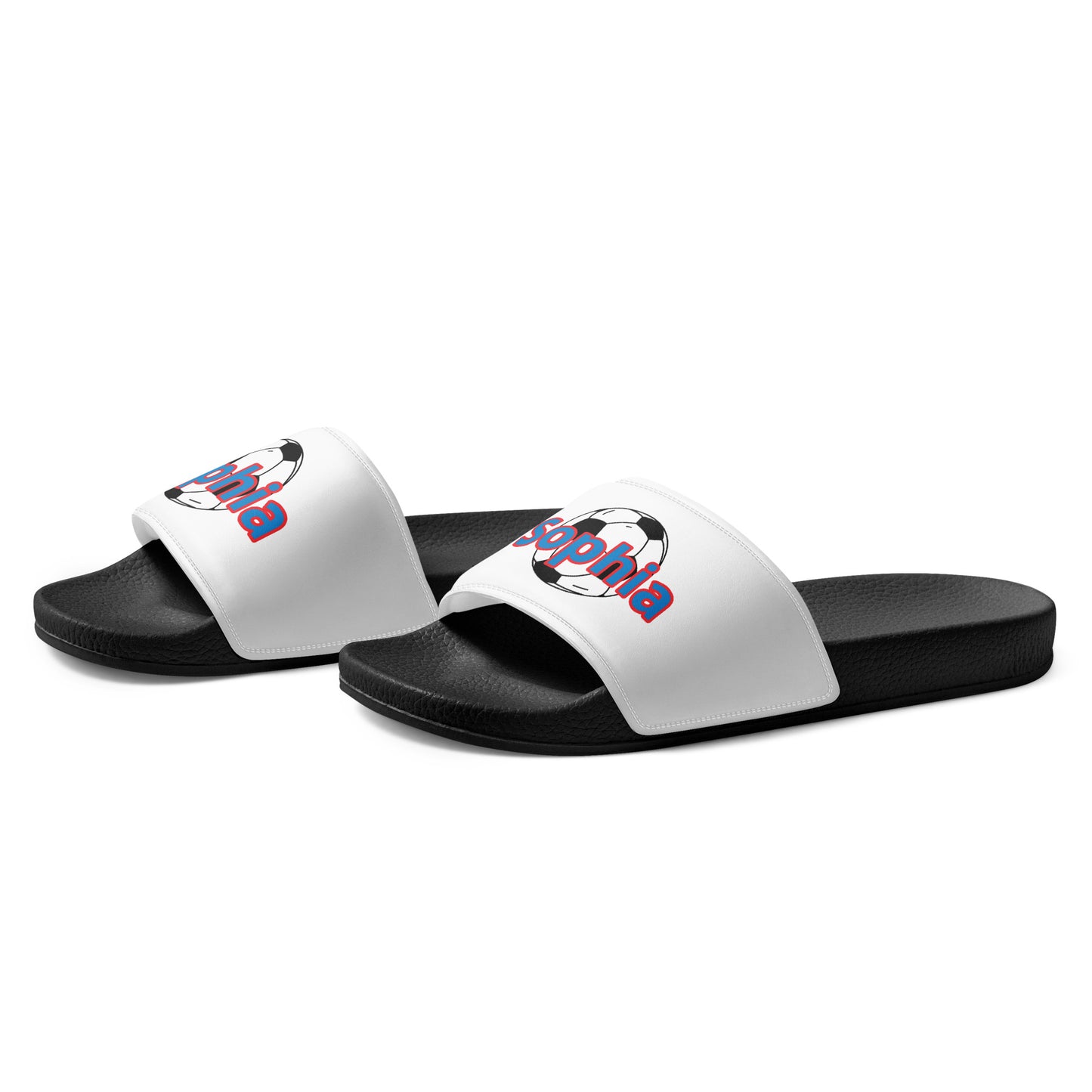 Soccer PERSONALIZED- EMAIL ME DETAILS-Women's slides ilmt