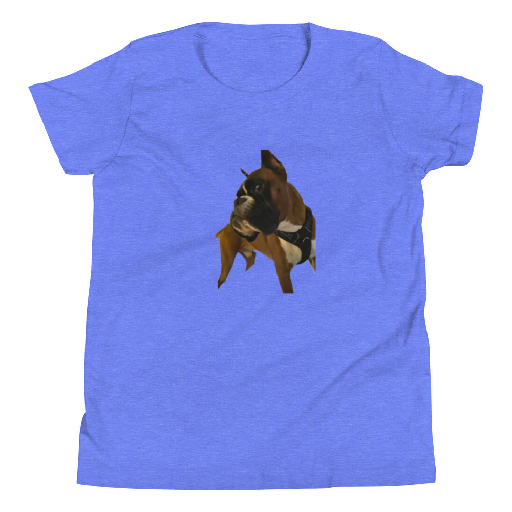 Boxer Dog Youth Short Sleeve T-Shirt ILYF